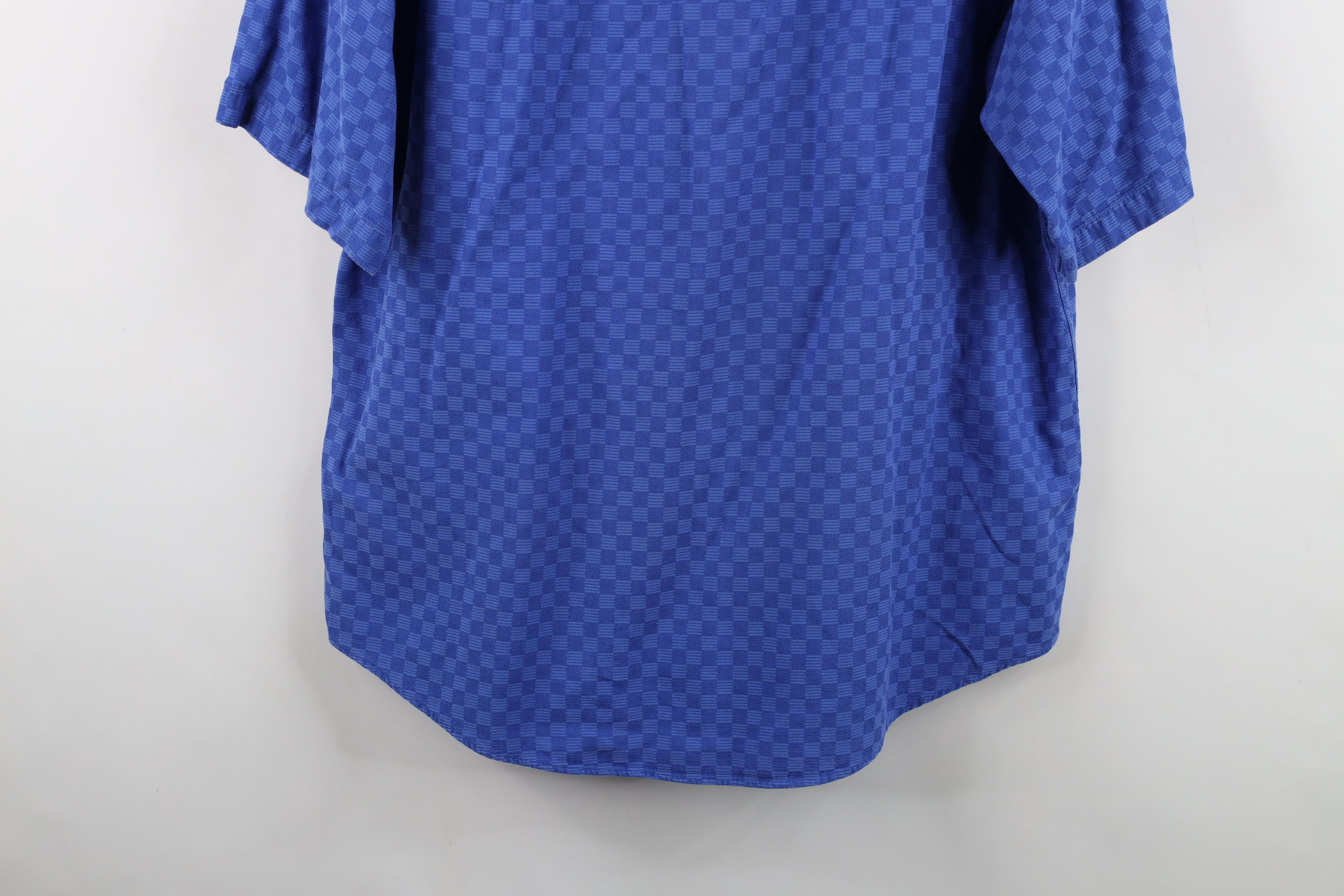 Vintage Vintage 90s Streetwear Checkered Short Sleeve Button Shirt Size US M / EU 48-50 / 2 - 12 Thumbnail
