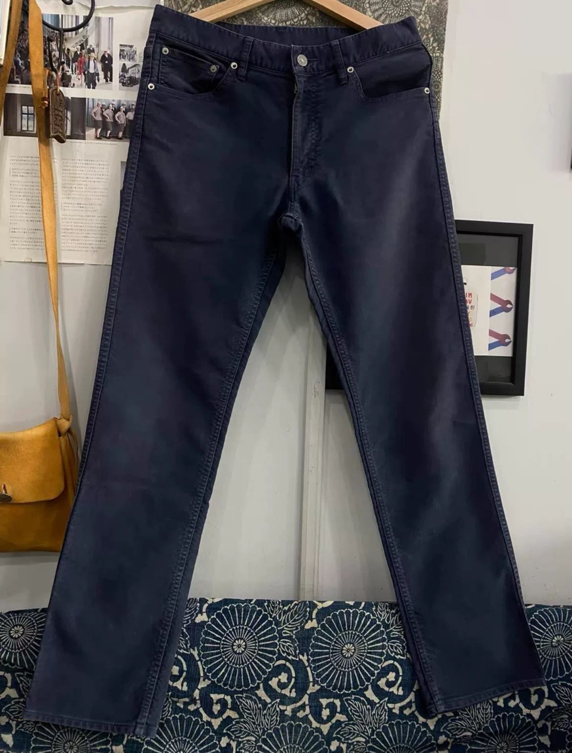 Visvim slim contrast dyed corduroy casual pants Size US 26 / EU 42 - 1 Thumbnail