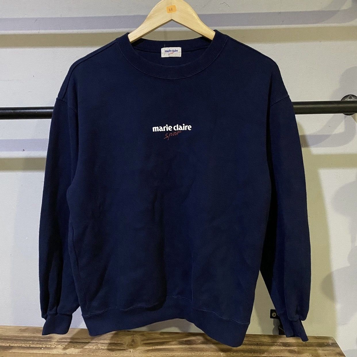 Japanese Brand × Vintage Vintage Marie Claire Sweatshirt Spellout logo Size US M / EU 48-50 / 2 - 1 Thumbnail