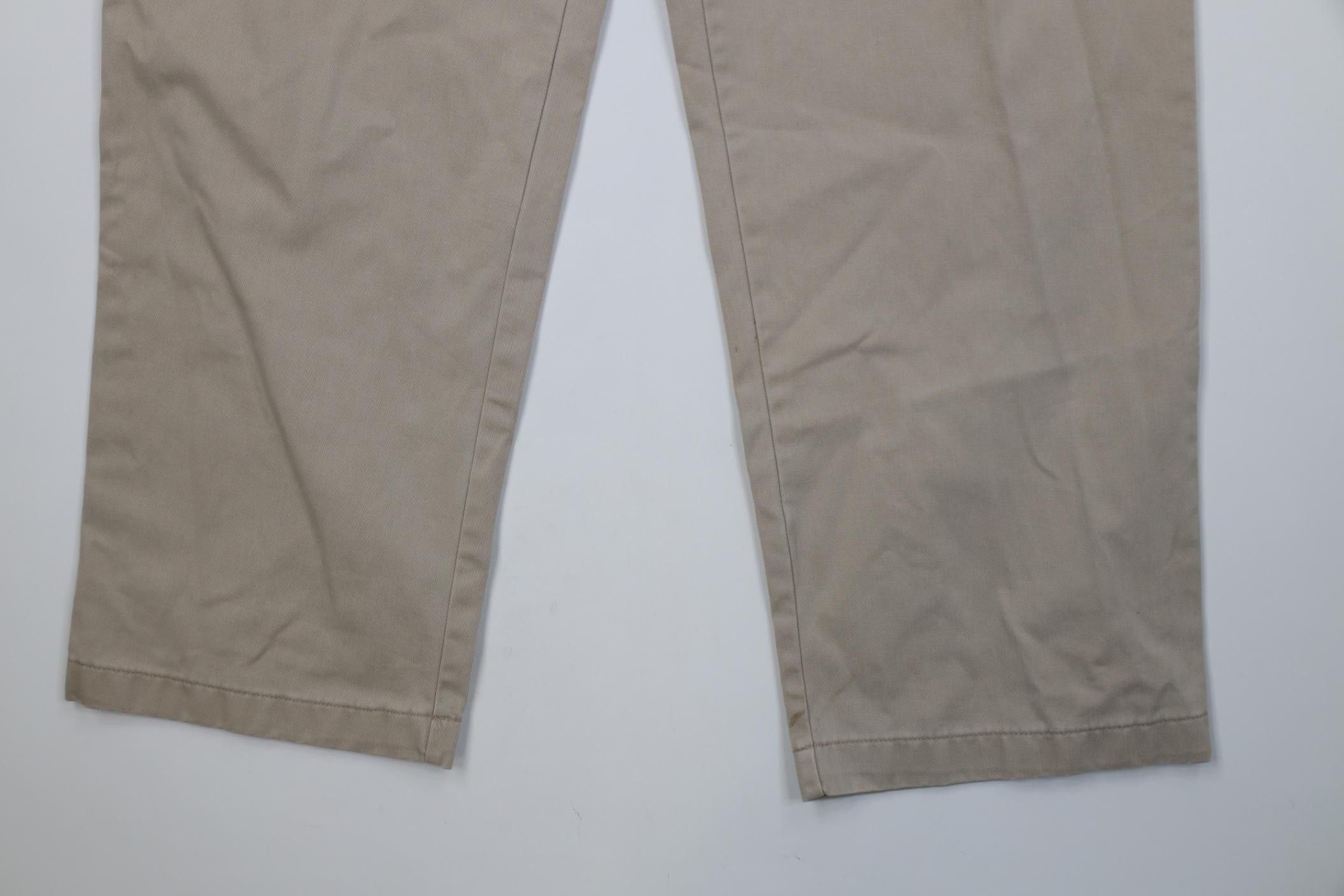 Eddie Bauer Vintage 90s Eddie Bauer Relaxed Wide Leg Pants Stone Size US 38 / EU 54 - 4 Thumbnail