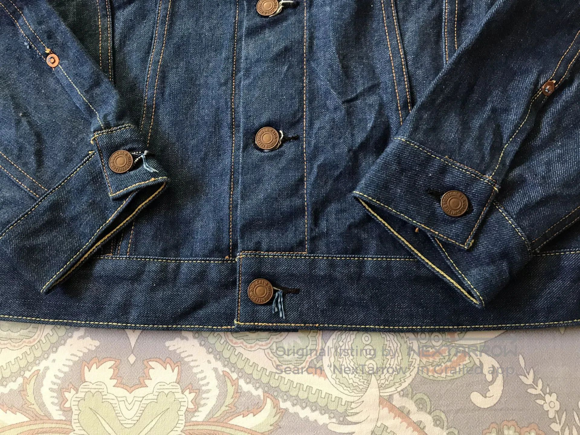 Mister Freedom Mister Freedom Natural Indigo Denim Jacket. Size US M / EU 48-50 / 2 - 5 Thumbnail
