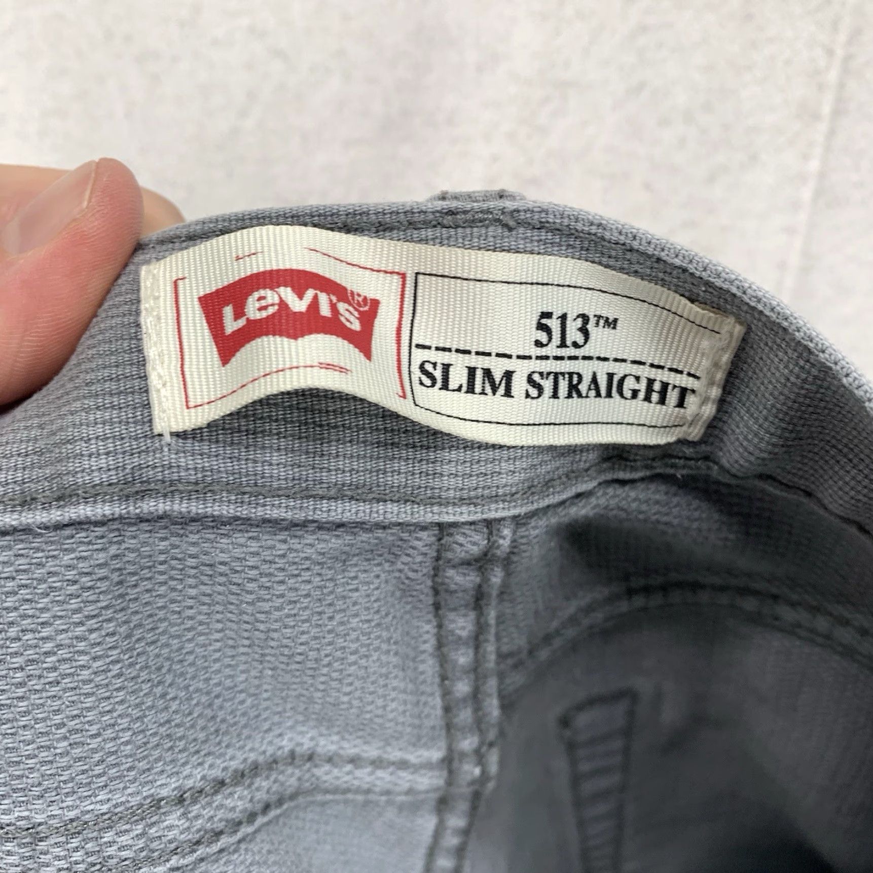 Levi's Levi's Women's Corduroy Pants Slim Straight High Rise Gray 30 Regular Casual City Boho Grunge 100% Cotton Size 30" / US 8 / IT 44 - 5 Thumbnail