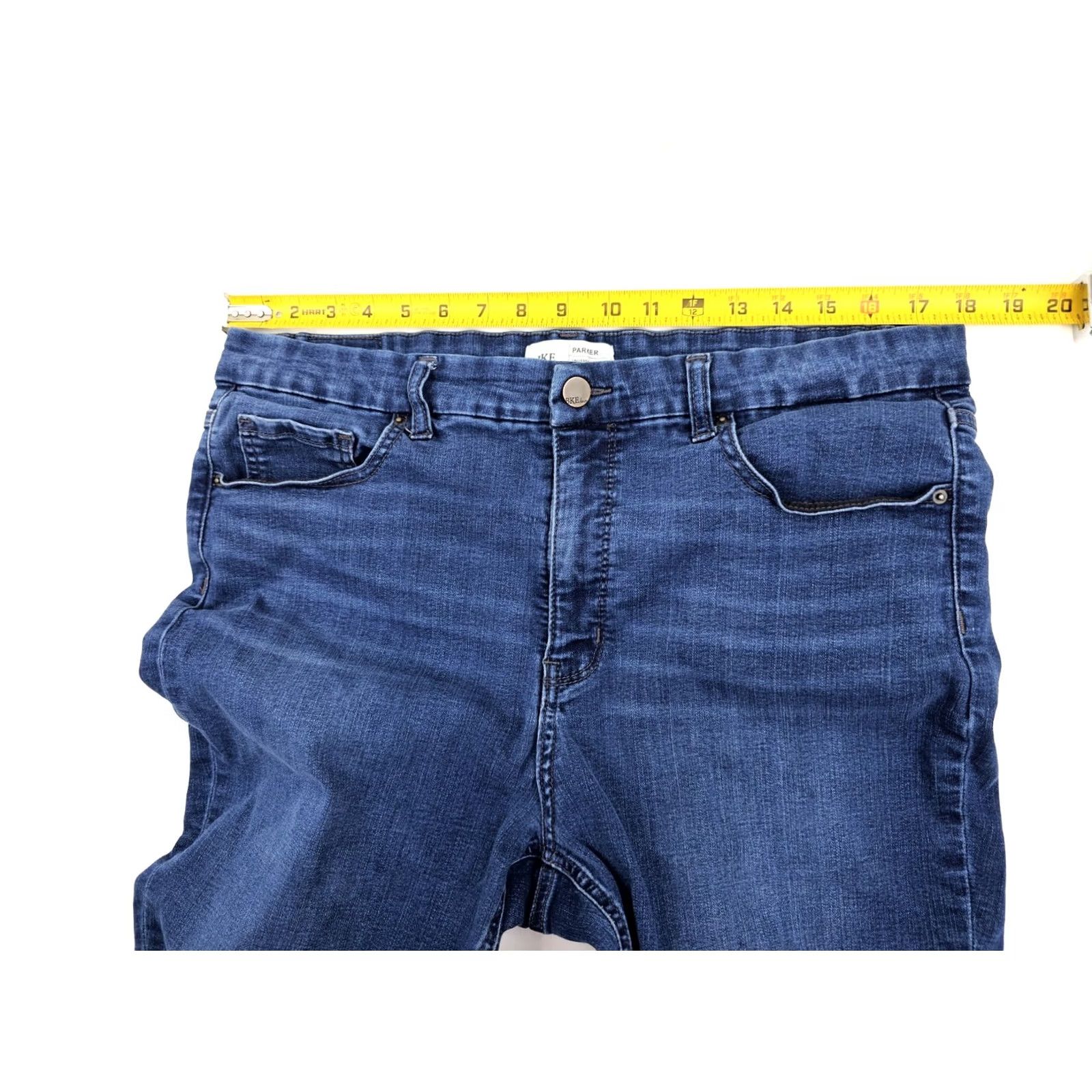 Vintage Buckle Parker High Rise Skinny Ankle Jeans Women 36 Blue Stretch Denim 28" Inseam Buckle BKE Parker Size 25" / US 0 / IT 36 - 5 Thumbnail