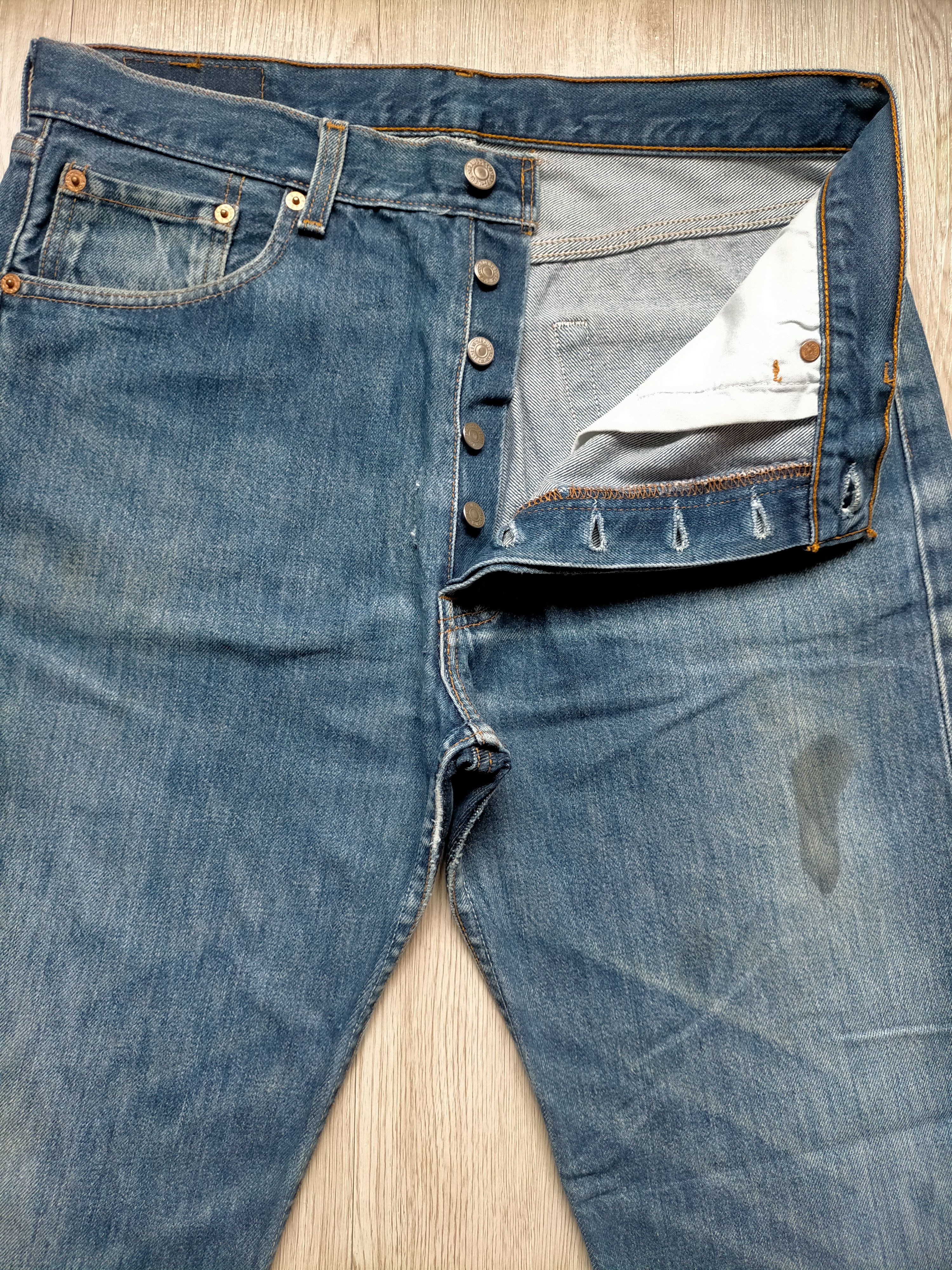 Levi's Vintage Clothing Vintage Levis 501 Bell Bottom denim Pants Size US 33 - 6 Thumbnail