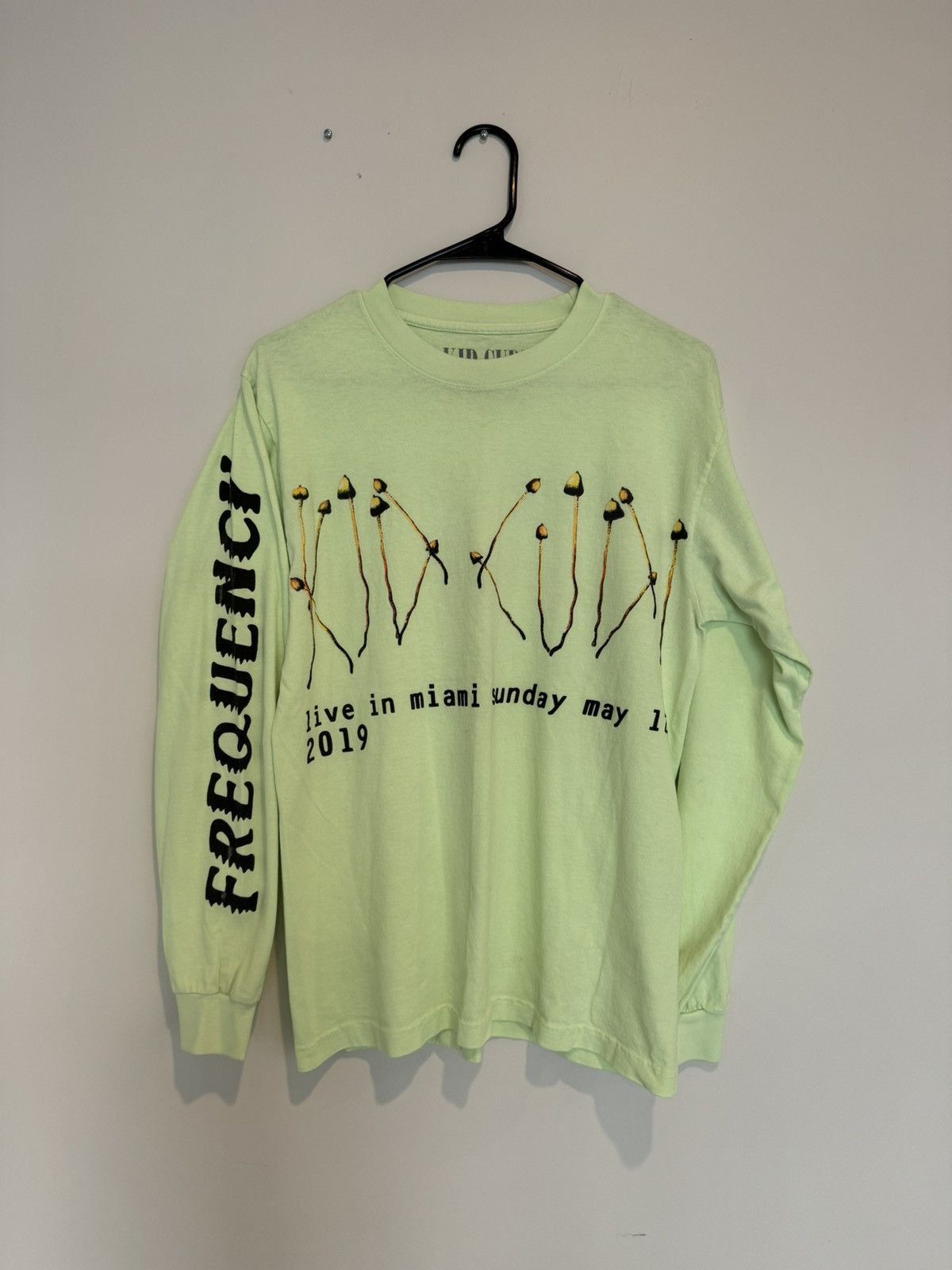 Cactus Plant Flea Market × Kid Cudi Kid Cudi CPFM Rolling Loud Exclusive Yellow Long Sleeve Tee Size US S / EU 44-46 / 1 - 1 Thumbnail