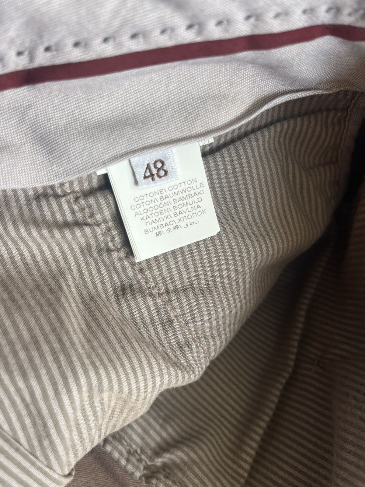 Brunello Cucinelli Brunello cucinelli brown chinos cotton w32 it48 Size US 32 / EU 48 - 4 Thumbnail