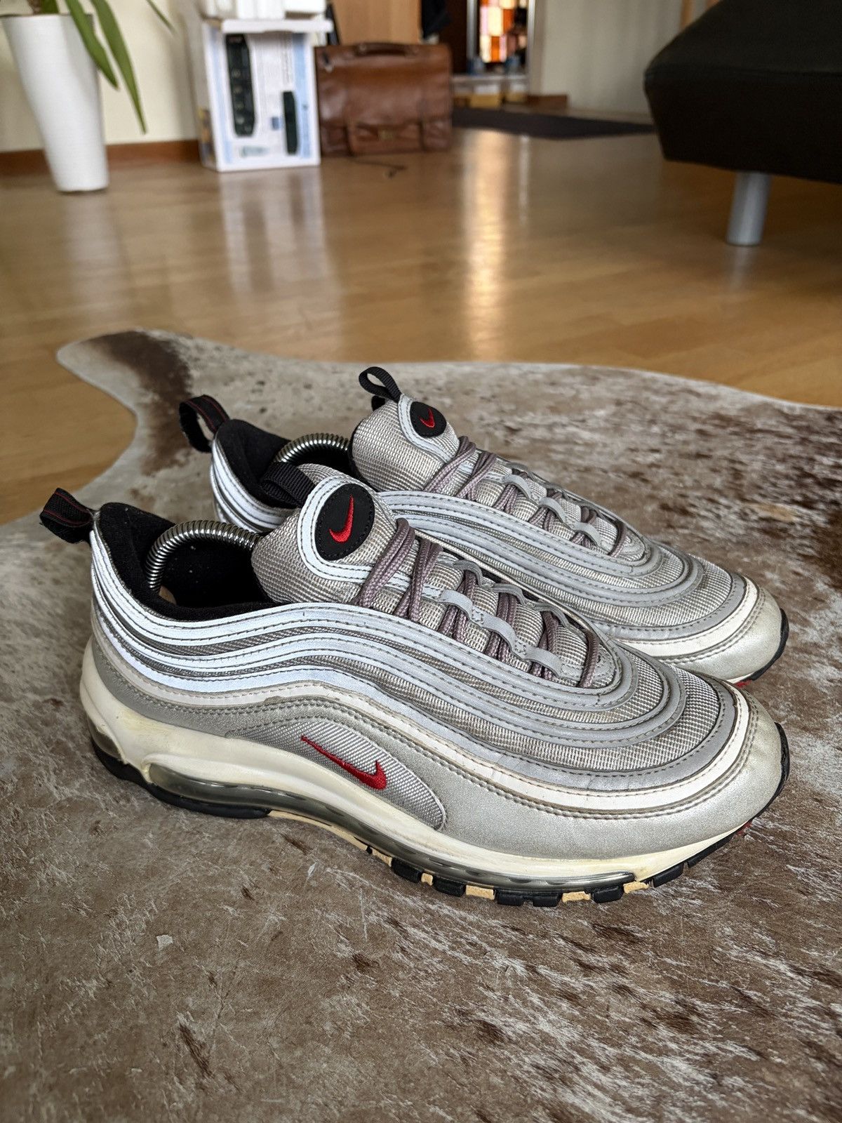 Nike Nike Air Max 97 Silver bullets OG QS 2017 Size US 9 / EU 42 - 1 Thumbnail