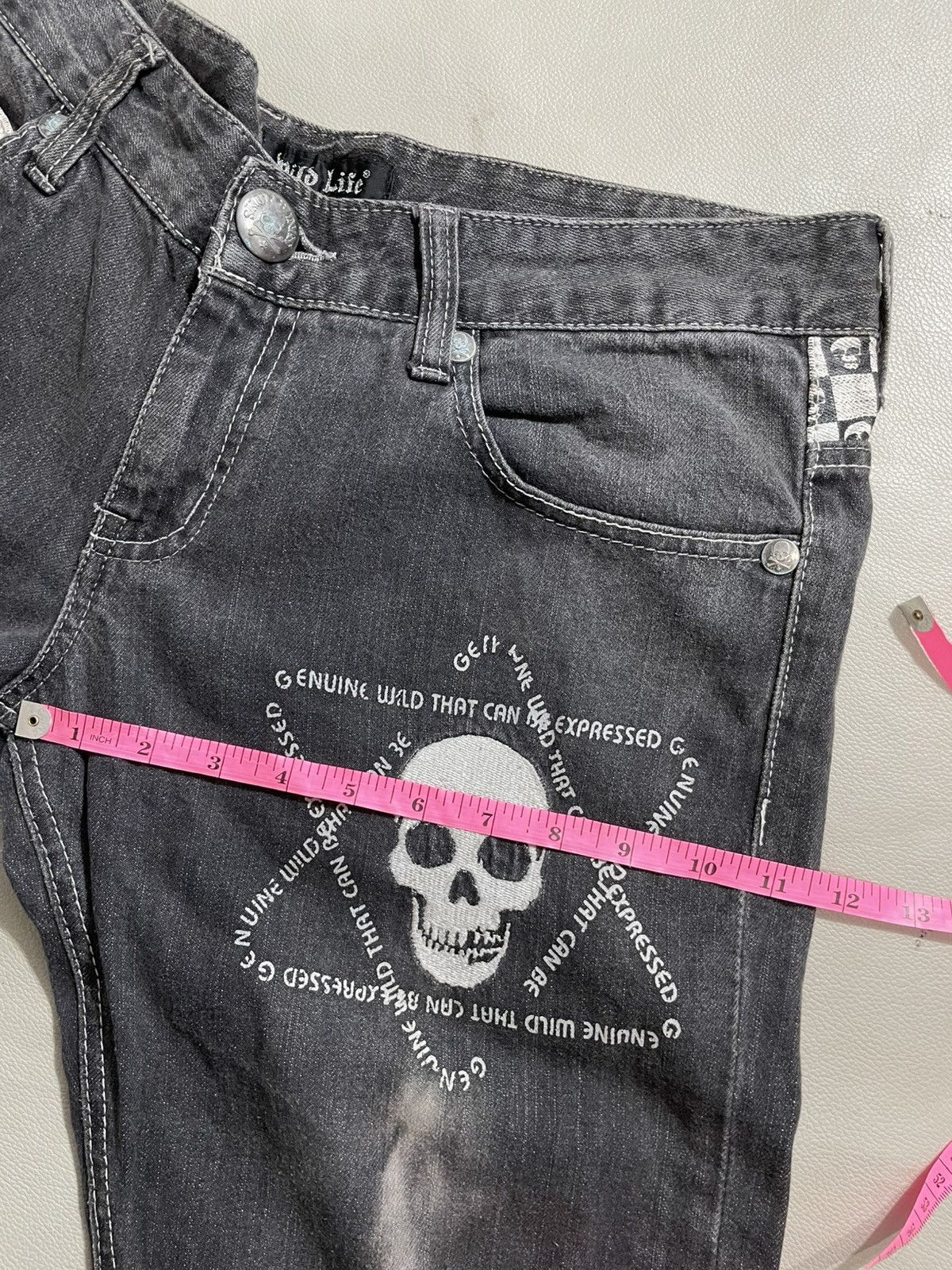 Wildlife Gothic jeans skull washed ifsix lgb kmrii style