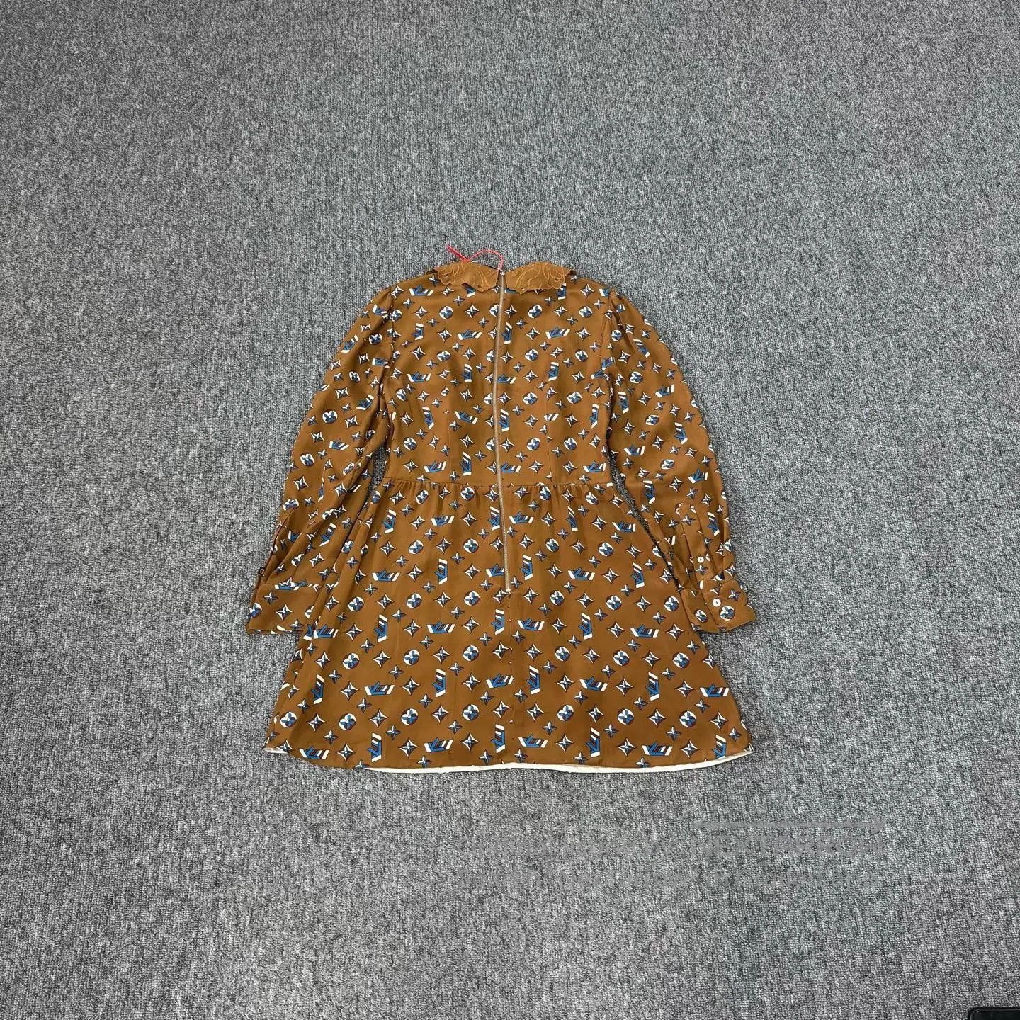 Louis Vuitton Louis Vuitton Full-print silk dress| Size S / US 4 / IT 40 - 2 Thumbnail