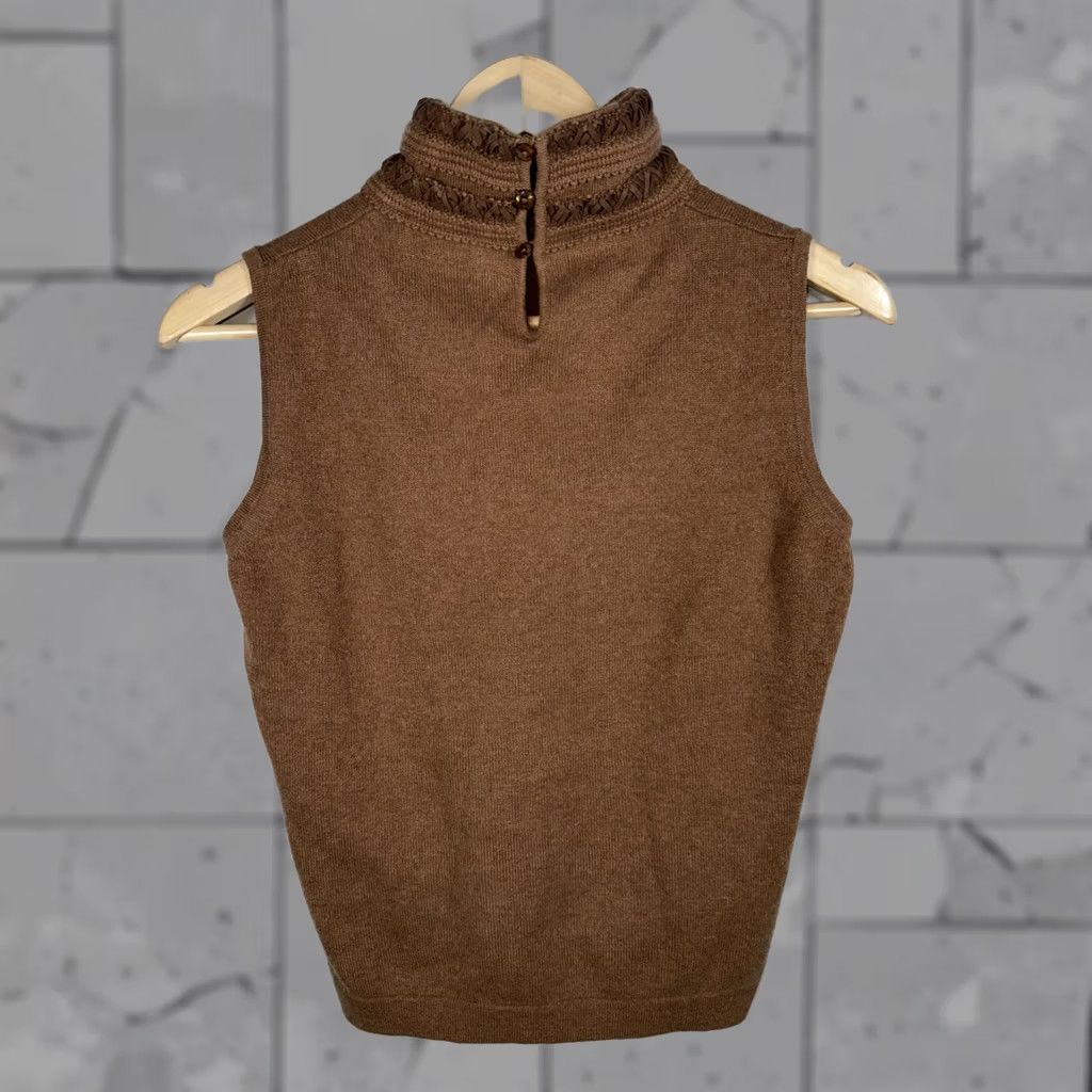 Vintage VINTAGE MARIA SARTINI Cashmere Brown Sweater Vest Womens XS ITALY Sweater Vest Women XS Brown Cashmere Womens XS Italy Size XS / US 0-2 / IT 36-38 - 1 Thumbnail
