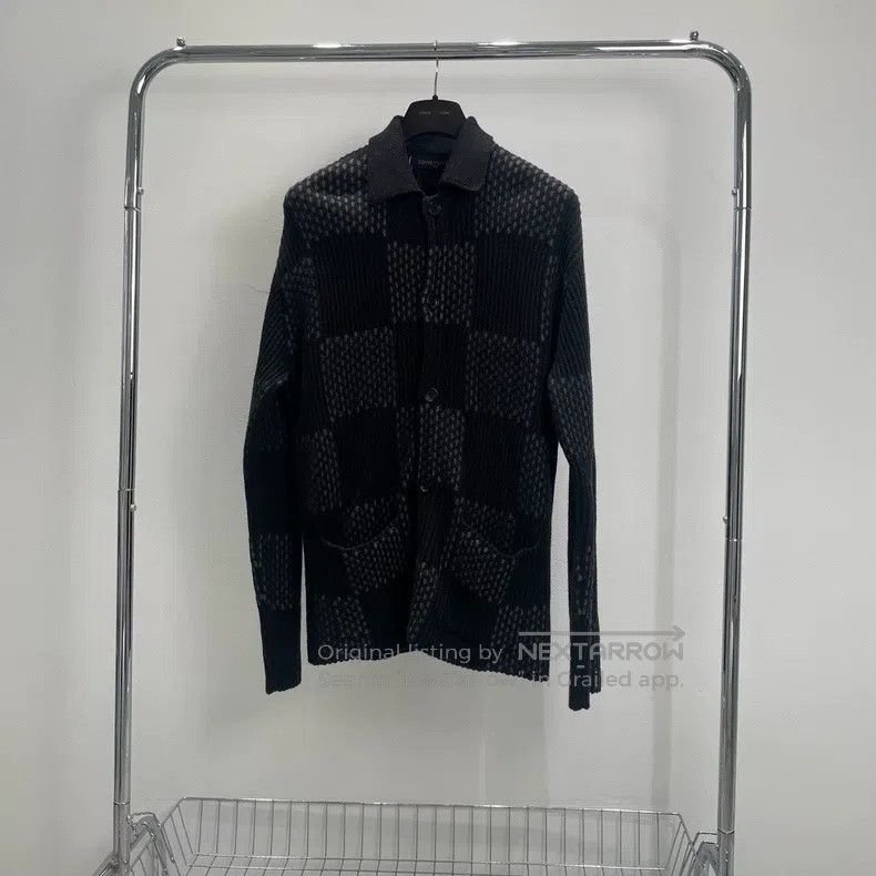 Louis Vuitton Louis Vuitton Nigo checkerboard knit jacket Size US S / EU 44-46 / 1 - 2 Thumbnail