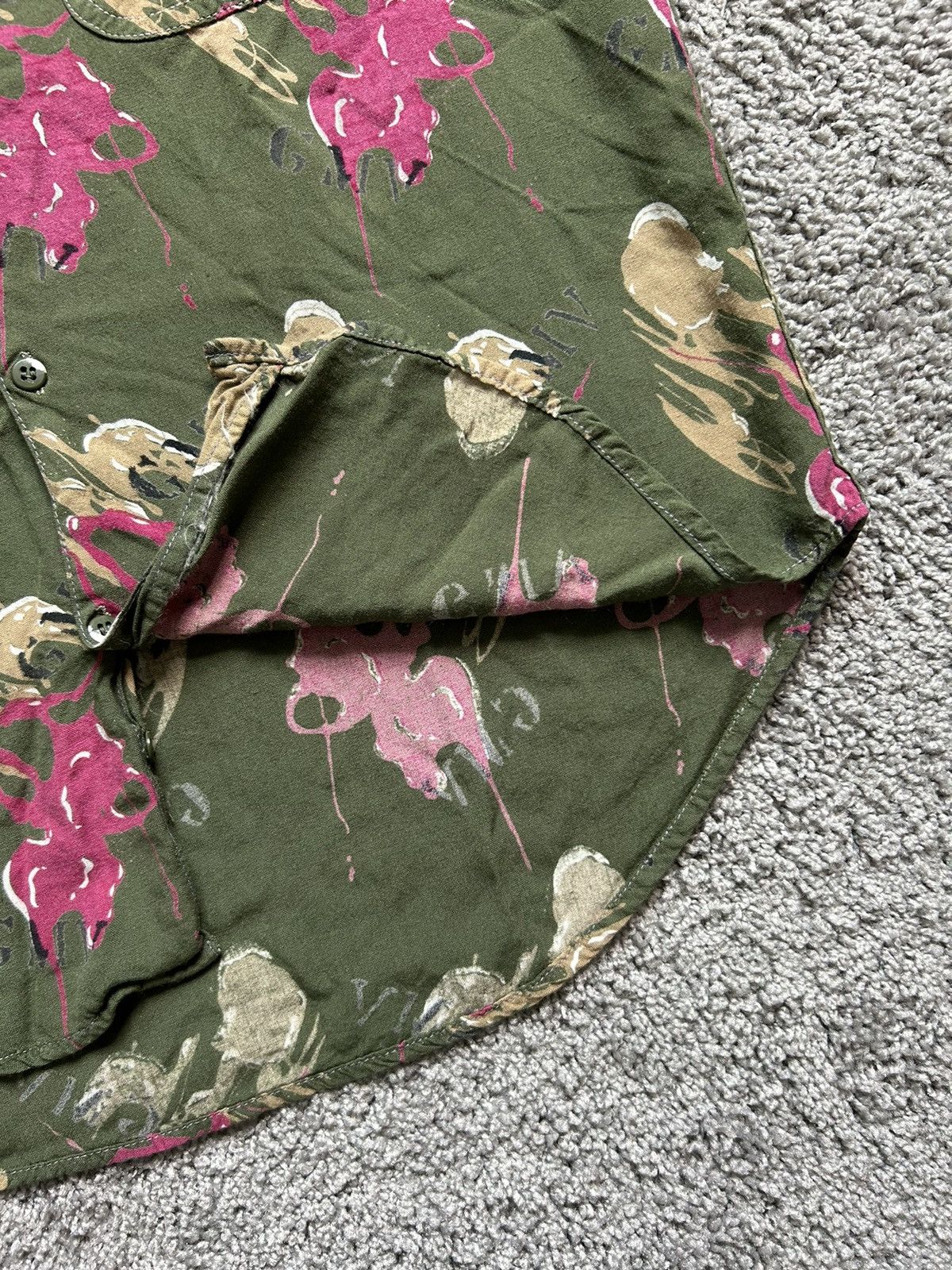 Vintage Vintage 60s Rayon Button Up Single Needle Goouch India Size US M / EU 48-50 / 2 - 3 Thumbnail