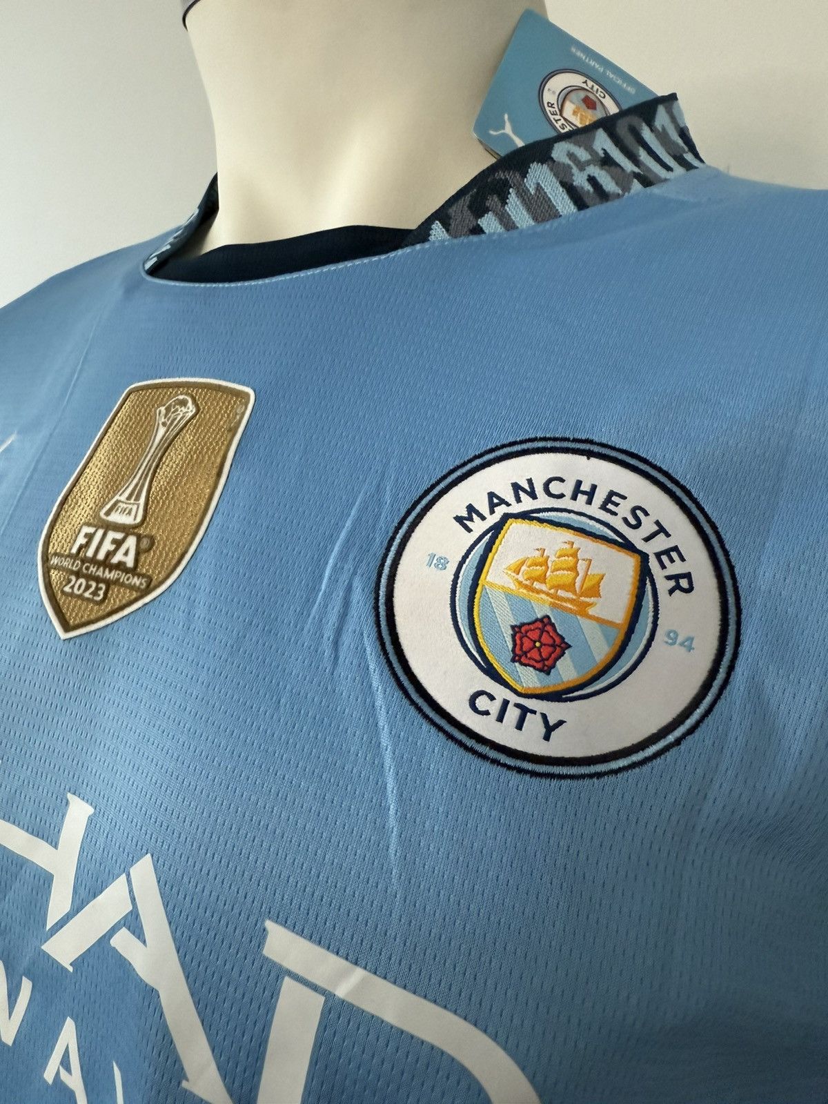 Puma Rodrigo Manchester City CL New Men’s Puma Soccer Jersey - M Size US M / EU 48-50 / 2 - 4 Thumbnail
