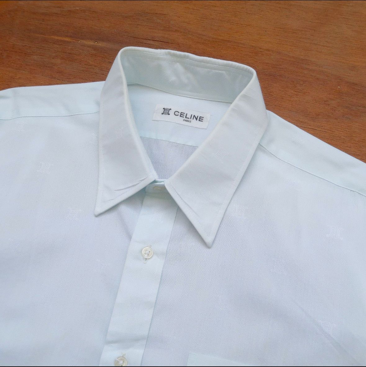 Celine × Designer Celine Paris monogram shirt Size US S / EU 44-46 / 1 - 4 Thumbnail