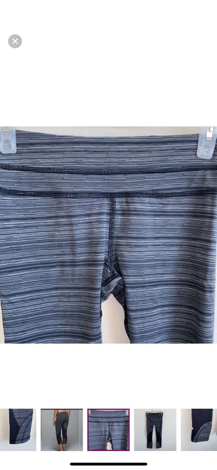 Lululemon Lululemon run inspire crop II Leggings with mesh size 4 Size 27" / US 4 / IT 40 - 3 Thumbnail