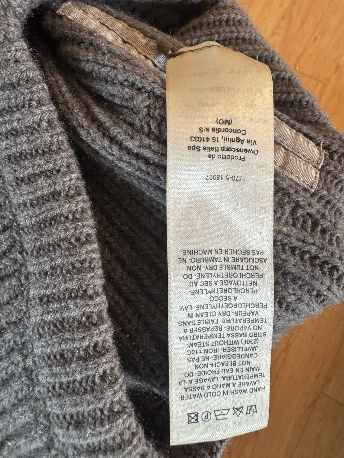 Rick Owens Rick Owens Dust Gray Balaclava Hood Size ONE SIZE - 4 Thumbnail