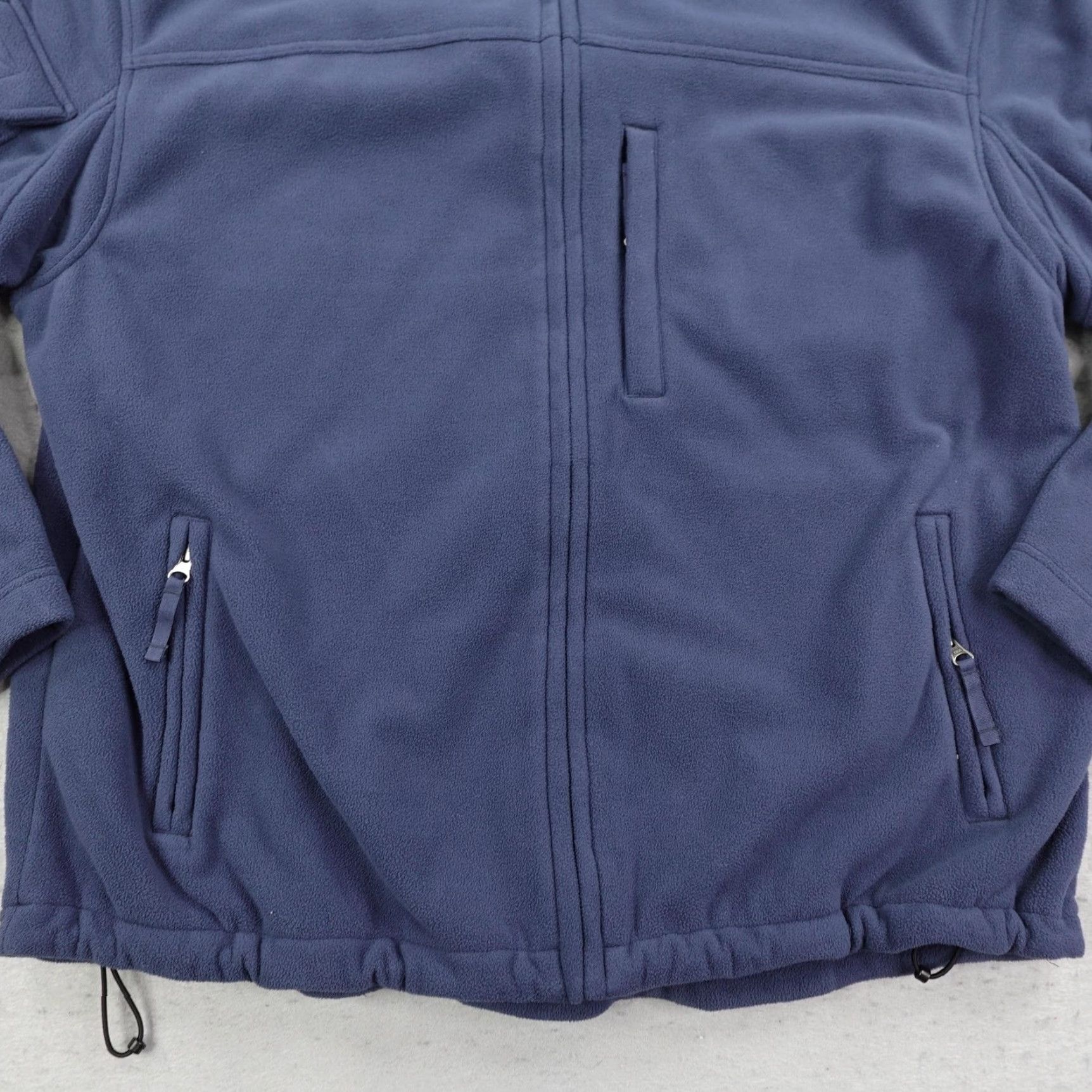 CO Duluth Jacket Mens XL Blue Fleece Full Zip Up Mock Neck Coat Outdoors Trading Co Jacket Size US XL / EU 56 / 4 - 3 Thumbnail