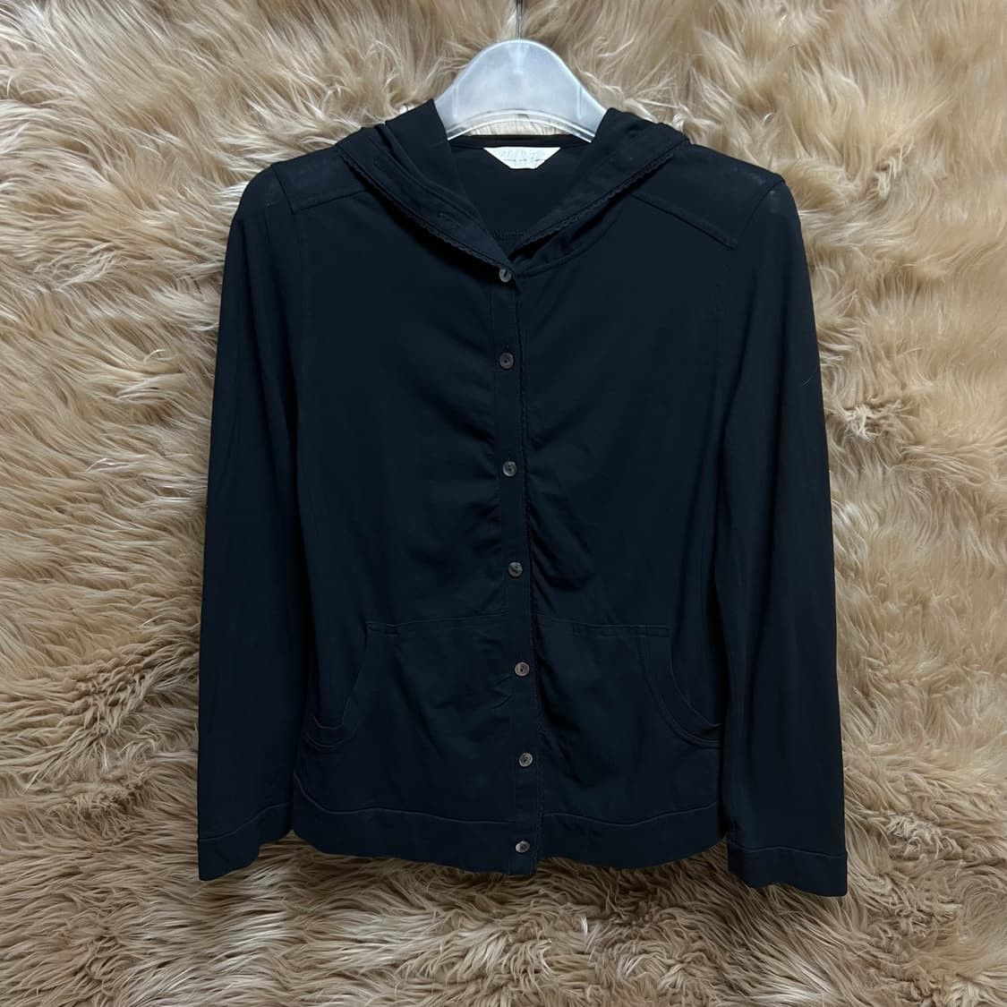 Japanese Brand Japan Comme une Femme button hoodie Size S / US 4 / IT 40 - 1 Thumbnail