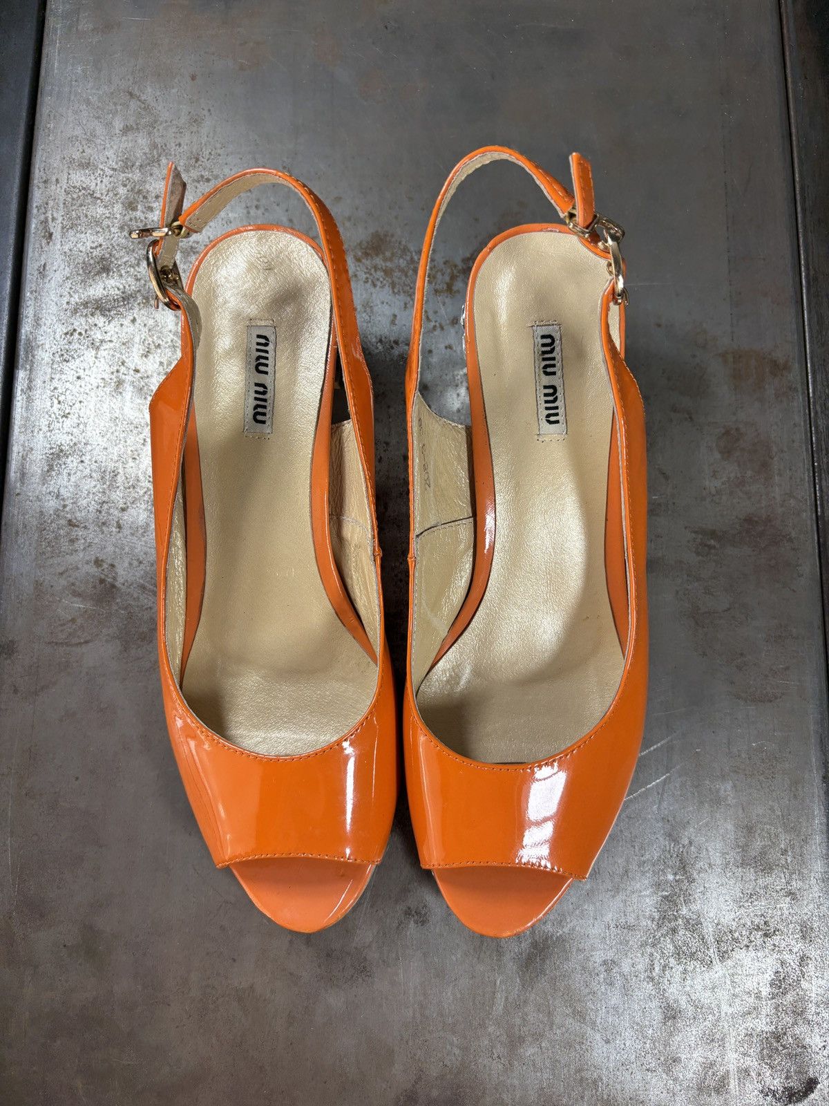 Miu Miu 2011 Miu Miu Heels Patent Leather Jewel Rhinestone Straps Size US 8 / IT 38 - 12 Thumbnail