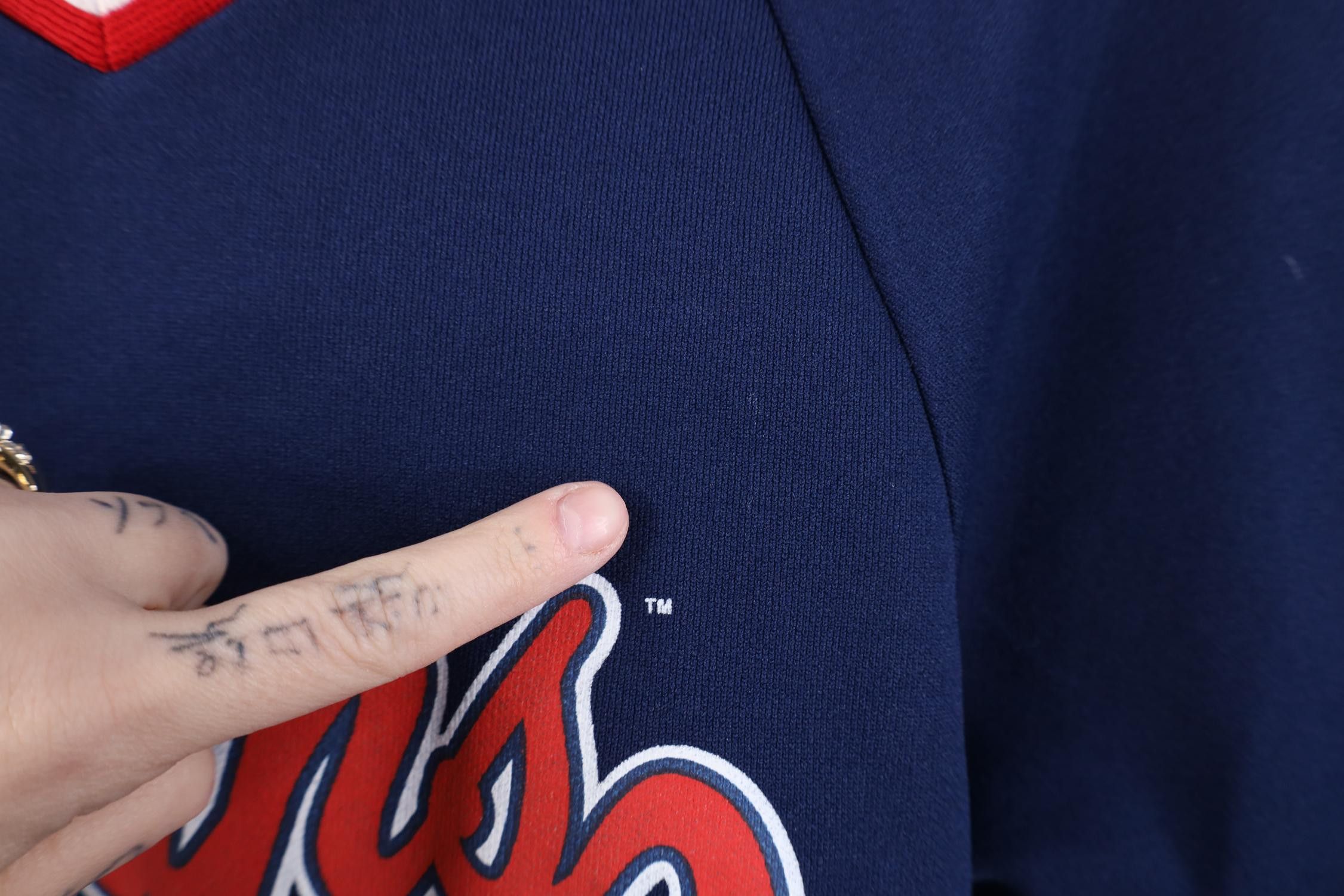 Vintage Vintage 90s Cleveland Indians Baseball Jersey Blue USA #2 Size US S / EU 44-46 / 1 - 5 Thumbnail
