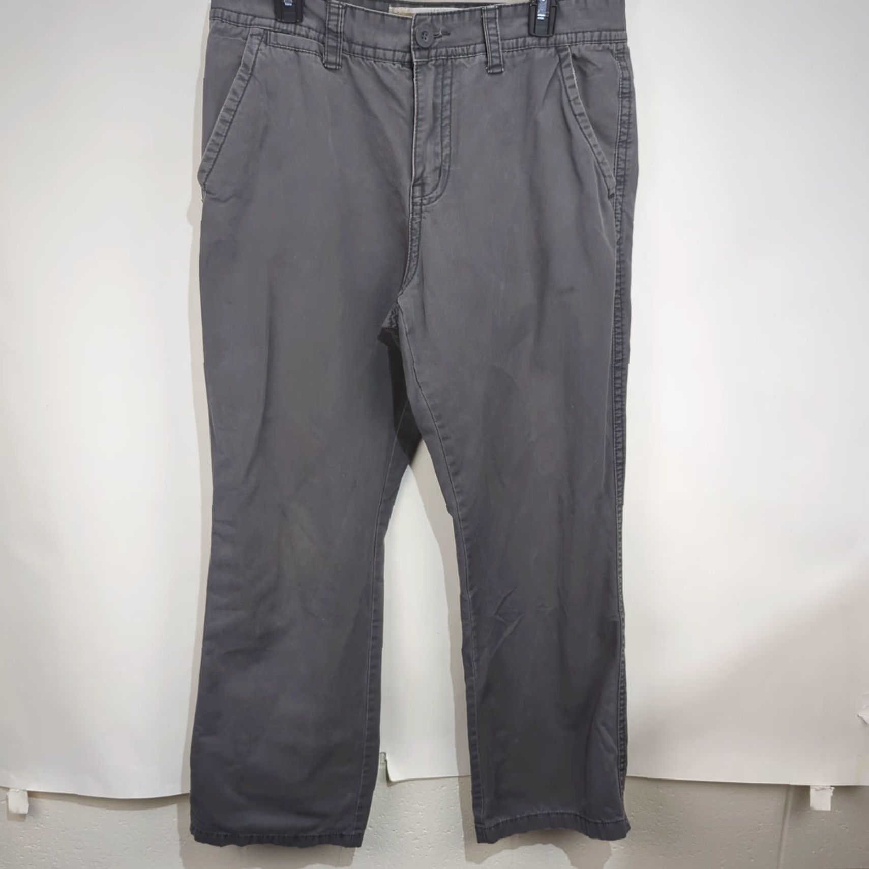 Vintage Buckle Buckle Bke Casuals Cohen Straight Men's Pants 34x32 Chino Gray Charcoal Buckle Bke Casuals Cohen Straight Pants 34x32 Gray Charcoal Size US 34 / EU 50 - 2 Thumbnail
