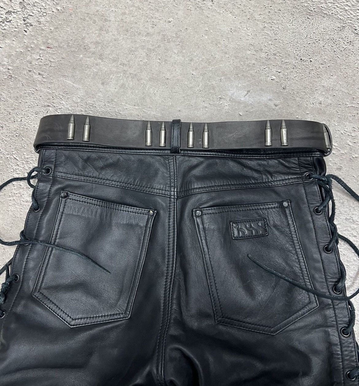 Japanese Brand SALE💣 BULLET HYPE LEATHER Junya Watanabe Style BULLET belt Size ONE SIZE - 6 Thumbnail