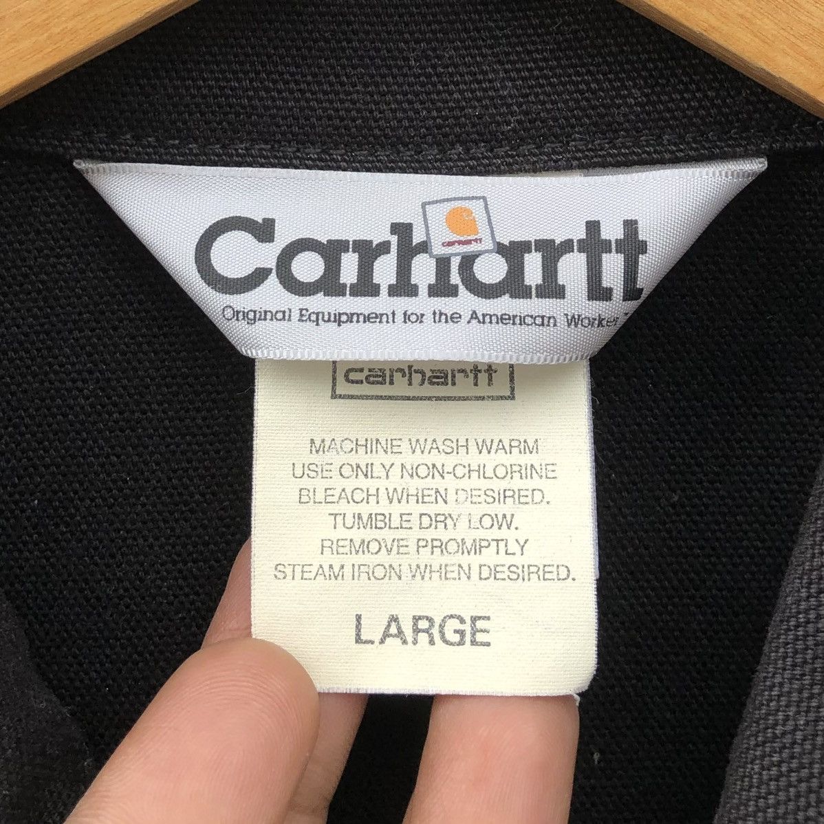 Carhartt Carhartt In Black Canvas Chore Jacket Size US L / EU 52-54 / 3 - 17 Thumbnail