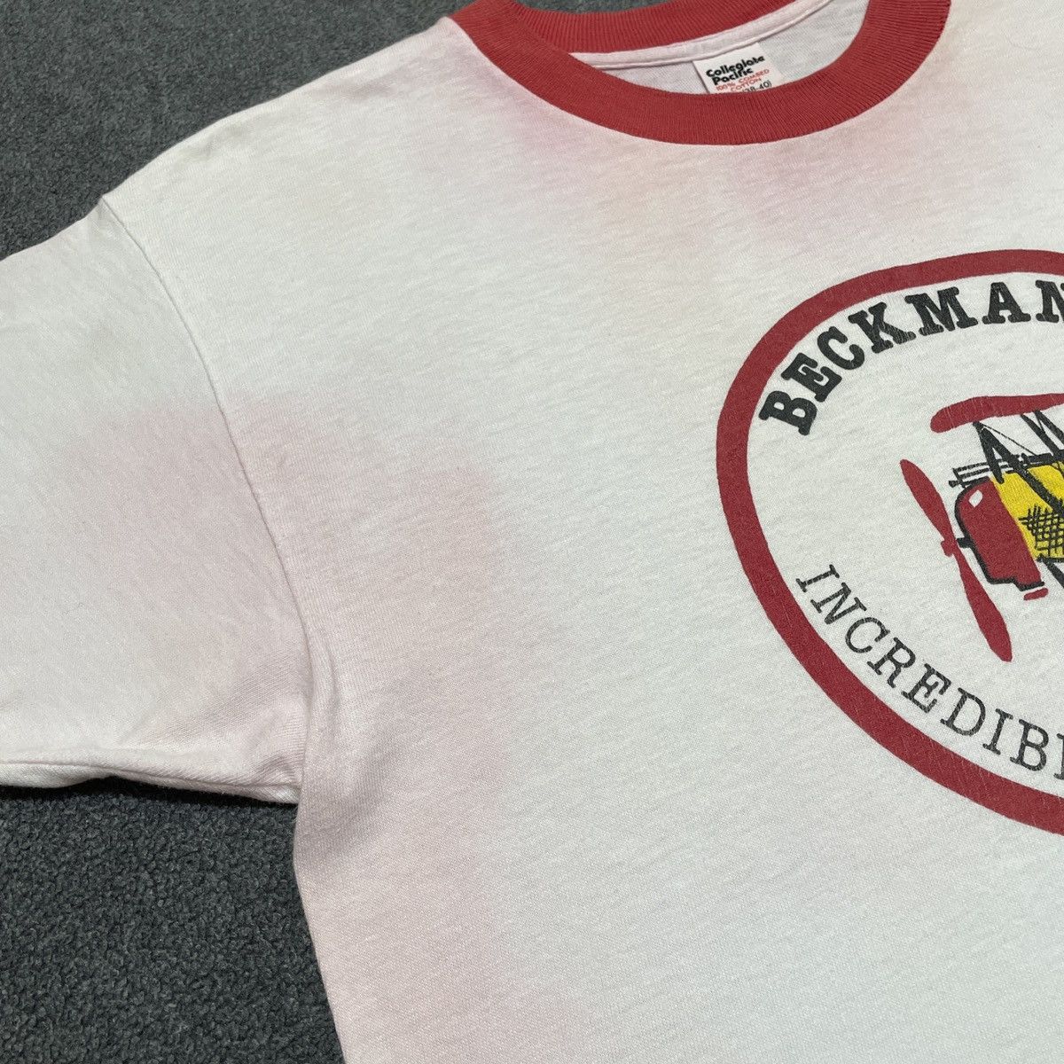 Vintage Vintage Ringer Tee 1970s-1980s Beckman’s Flying Circus Size US M / EU 48-50 / 2 - 5 Thumbnail