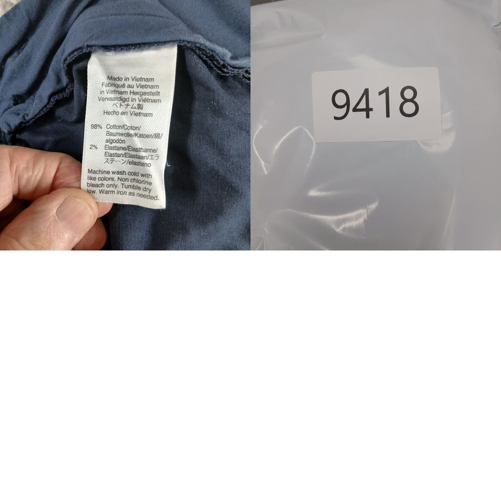 J.Crew J. Crew Stretch Chino Pants Slim Fit Navy Blue 32x34 Men Casual Workwear Chino Slim Fit Pockets Zipper Button Logo Size US 32 / EU 48 - 8 Thumbnail