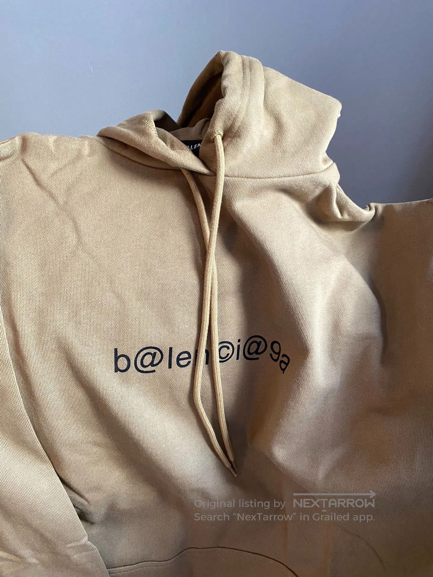 Balenciaga Balenciaga Beige Hoodie Sweatshirt XS. Size US XS / EU 42 / 0 - 3 Thumbnail