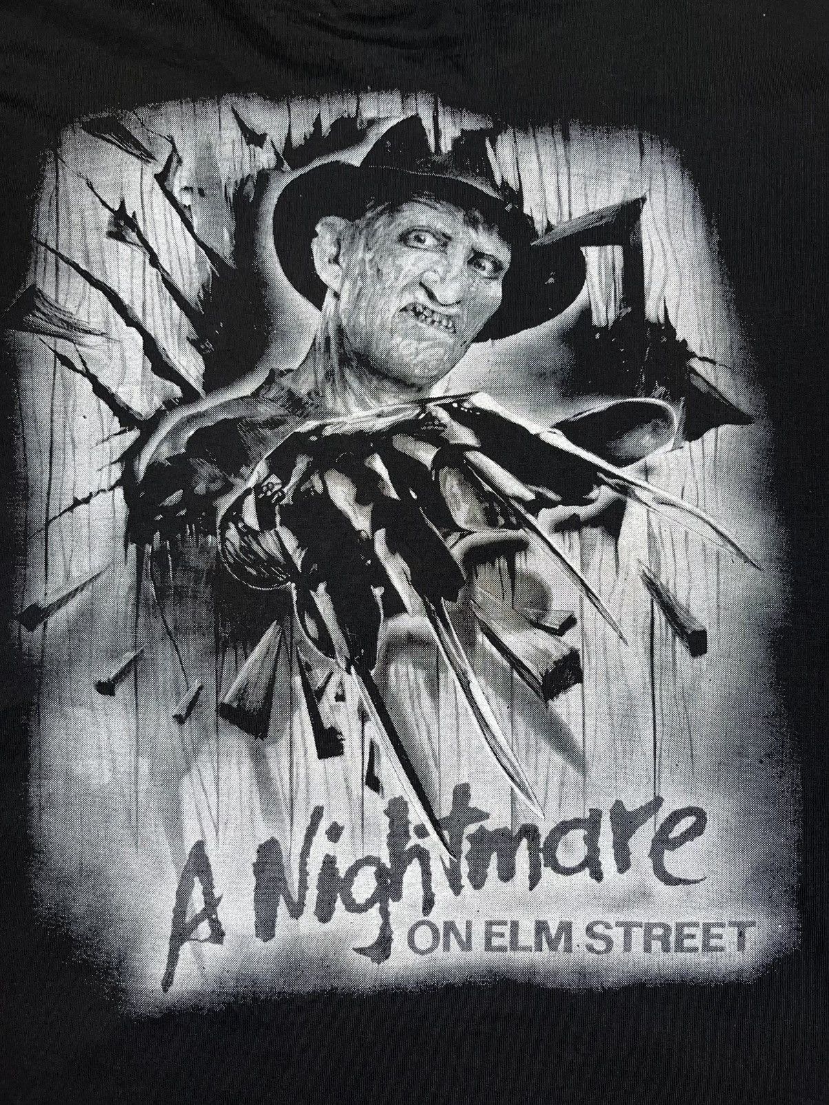 Vintage Vintage A Nightmare on elm street cropped ss t-shirt bootleg Size US XL / EU 56 / 4 - 4 Thumbnail