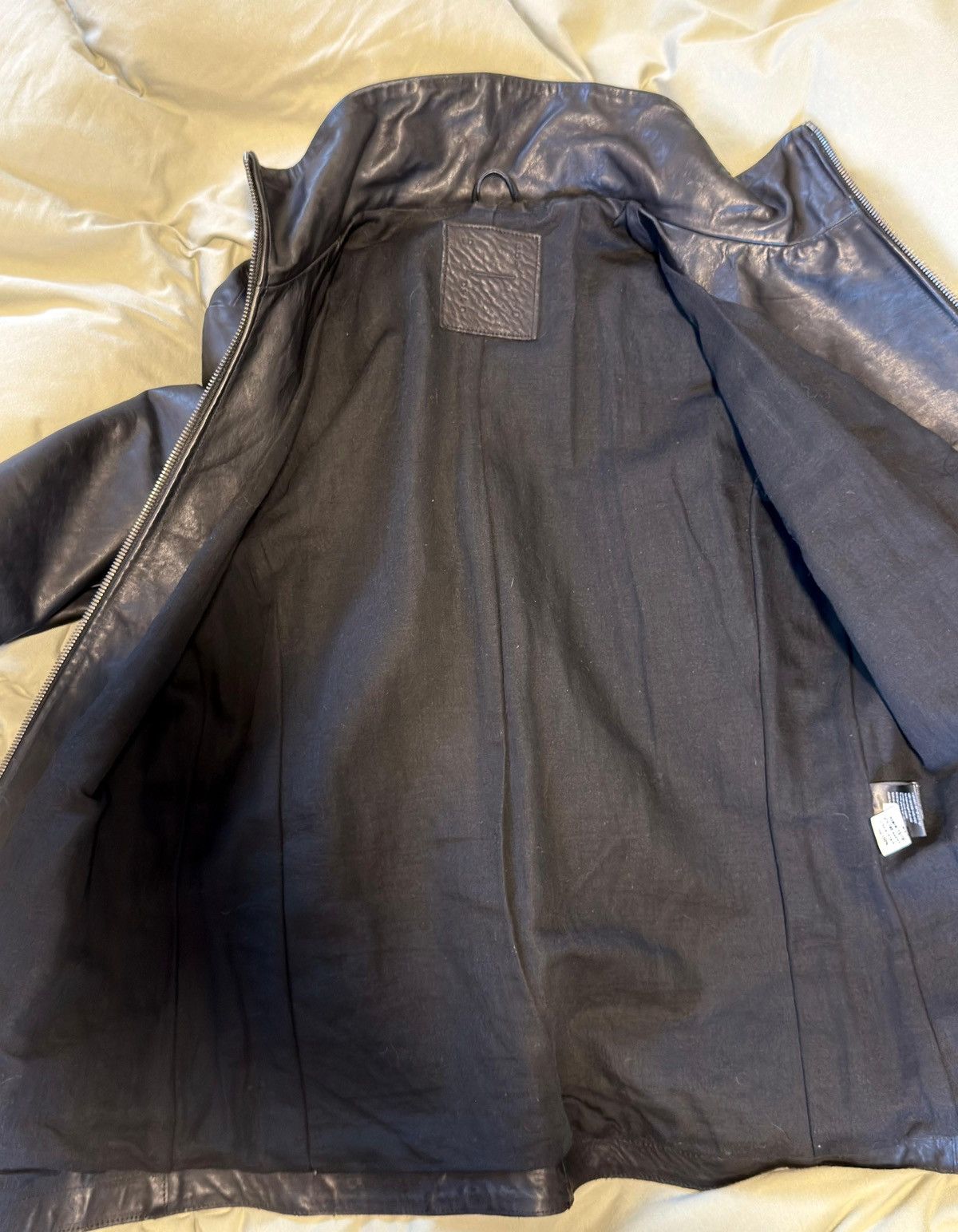 10sei0otto 10sei0otto OverLock high neck leather jacket Size US M / EU 48-50 / 2 - 4 Thumbnail