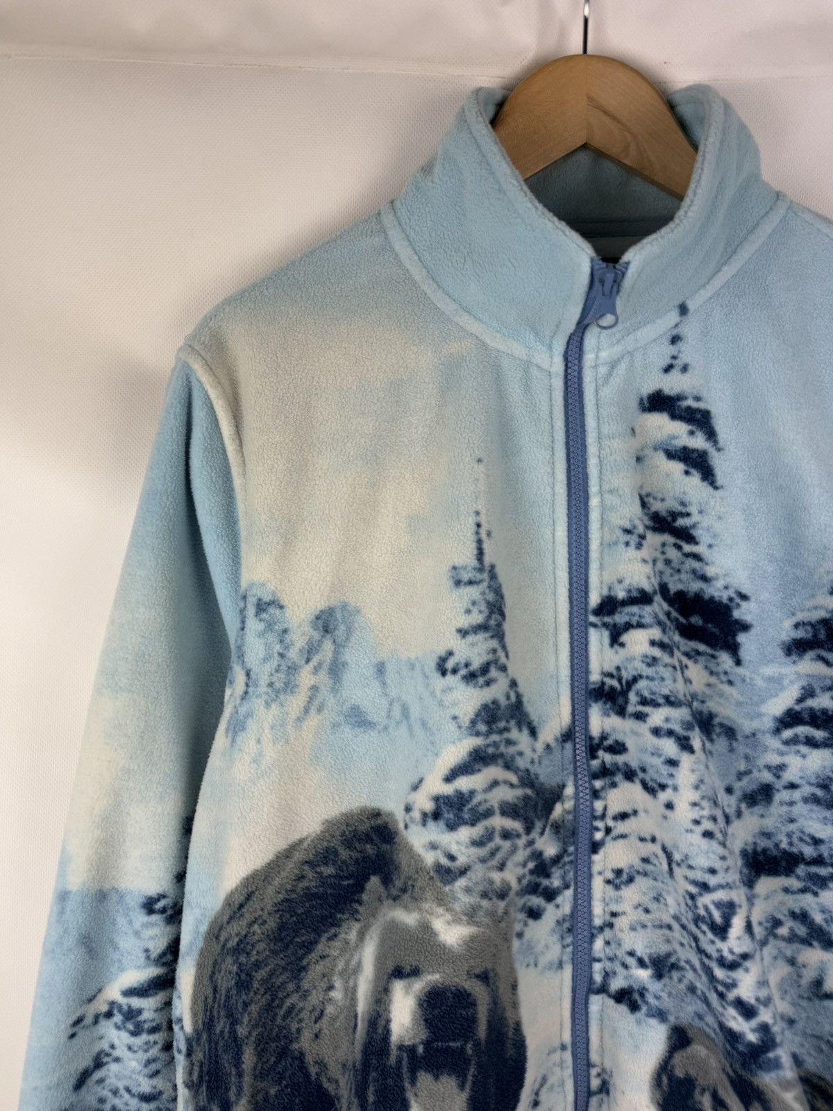 Vintage Vintage Bear Animal Pattern Fleece Jacket Size L Size US L / EU 52-54 / 3 - 4 Thumbnail