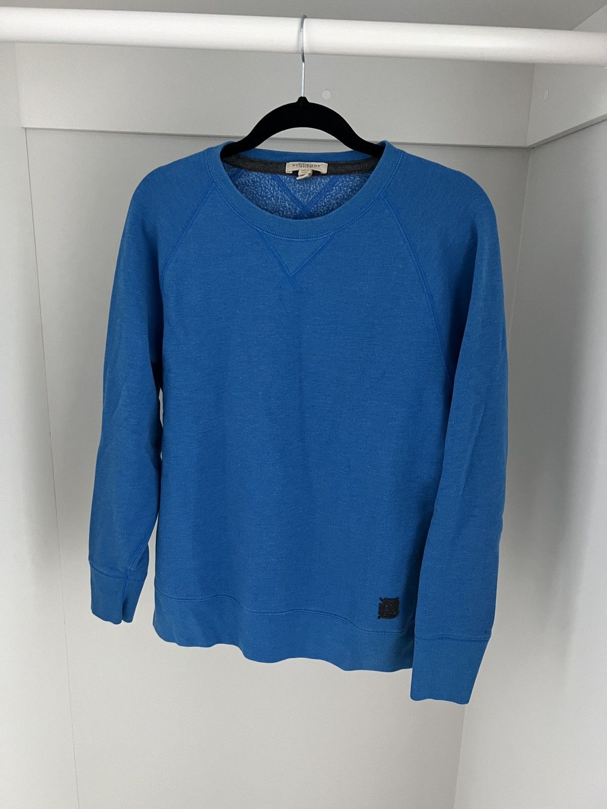 🔥 Burberry Blue Cotton Sweatshirt