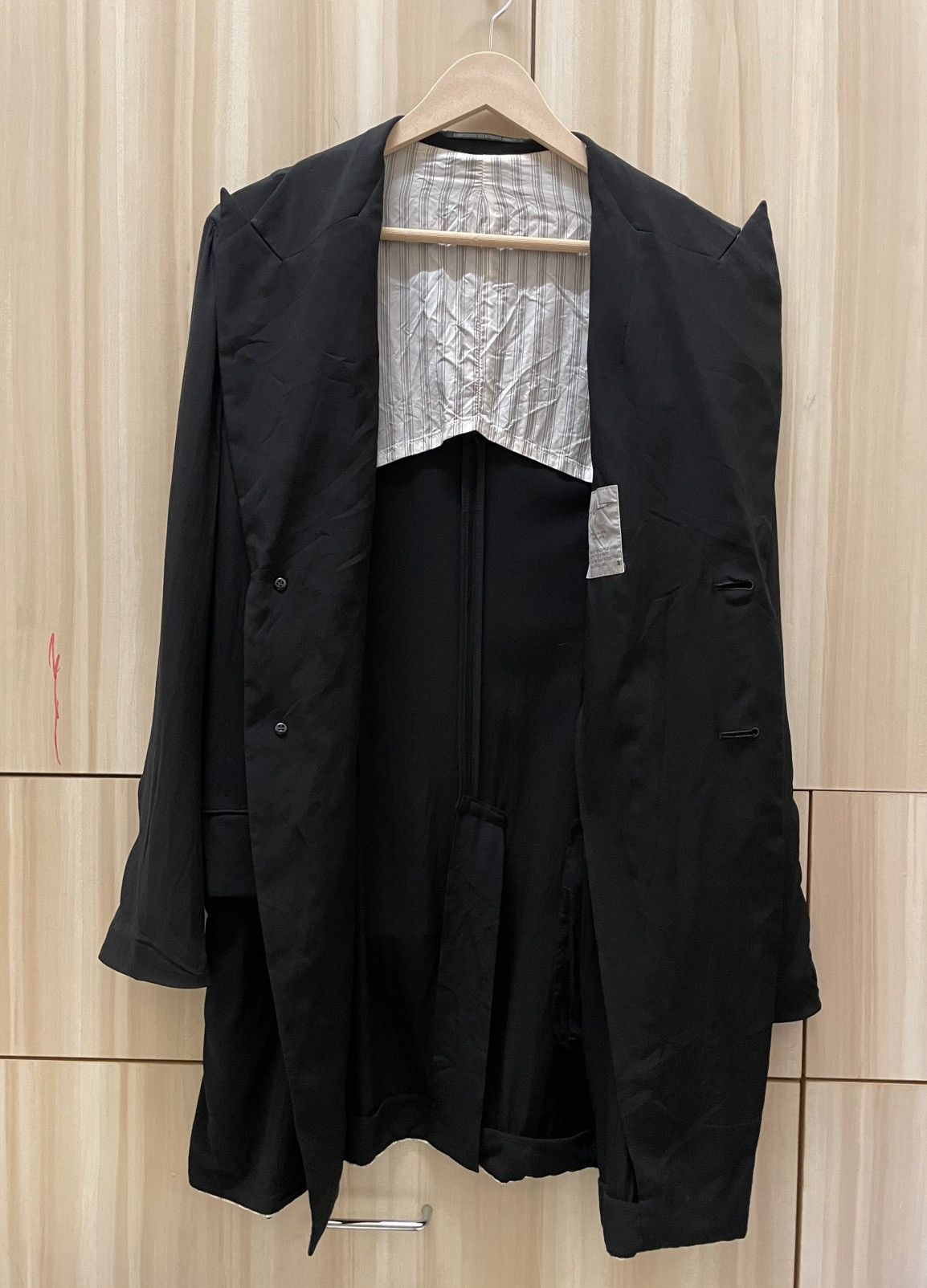 Yohji Yamamoto Yohji Yamamoto Signature Peak Lapel Long Jacket Size US M / EU 48-50 / 2 - 8 Thumbnail