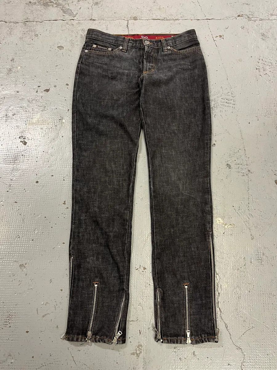 Dolce & Gabbana AW2003 Dolce & Gabbana Multi Zips Grey Jeans Size 27" / US 4 / IT 40 - 5 Thumbnail
