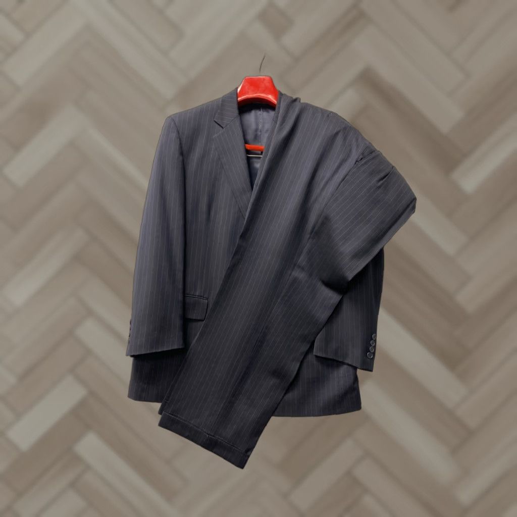 Brooks Brothers VINTAGE Brooks Brothers Navy Blue Wool Suit 41 Regular 2 Piece Men's Size 42R - 1 Thumbnail
