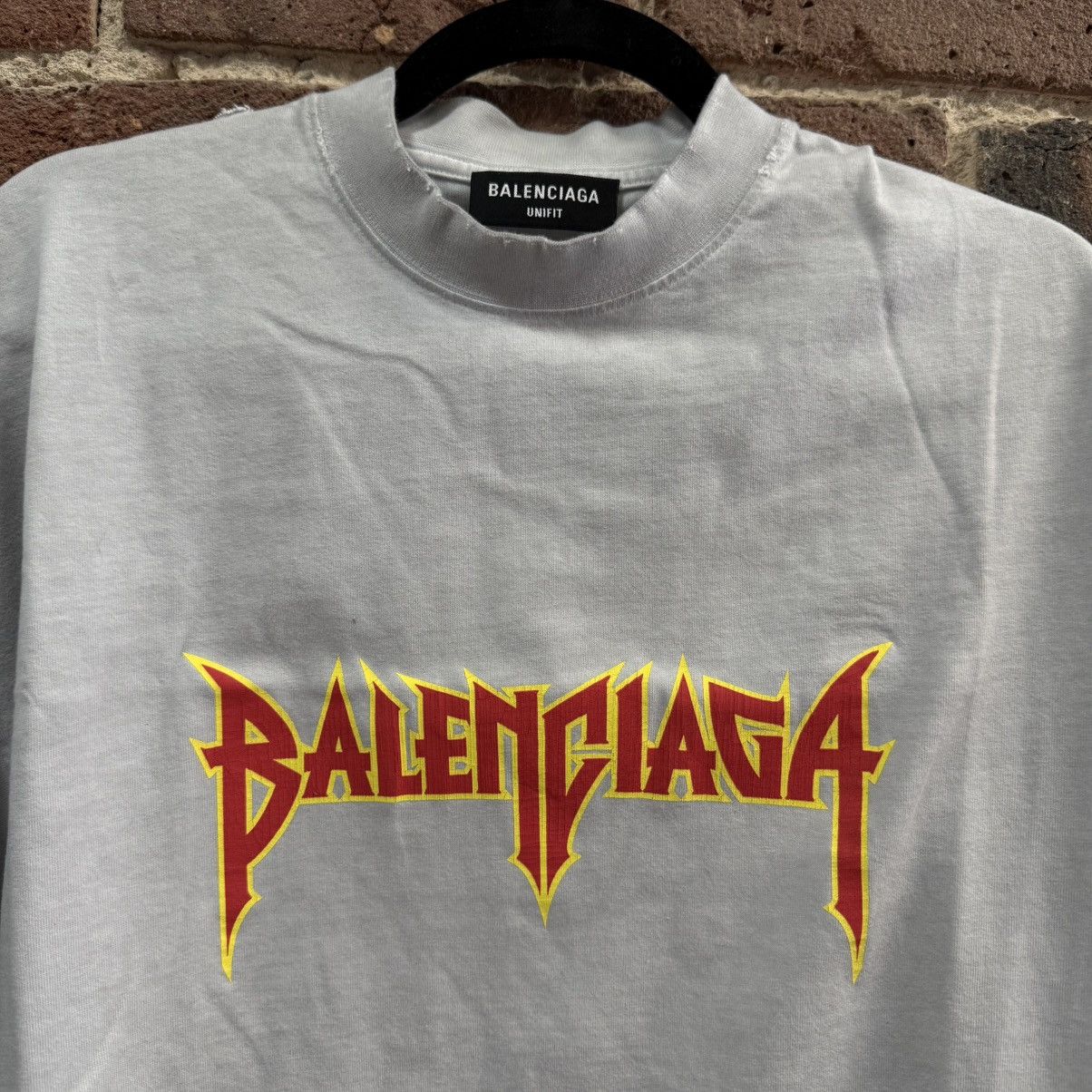 Balenciaga Balenciaga Metal T-Shirt Oversized Size US XS / EU 42 / 0 - 2 Thumbnail