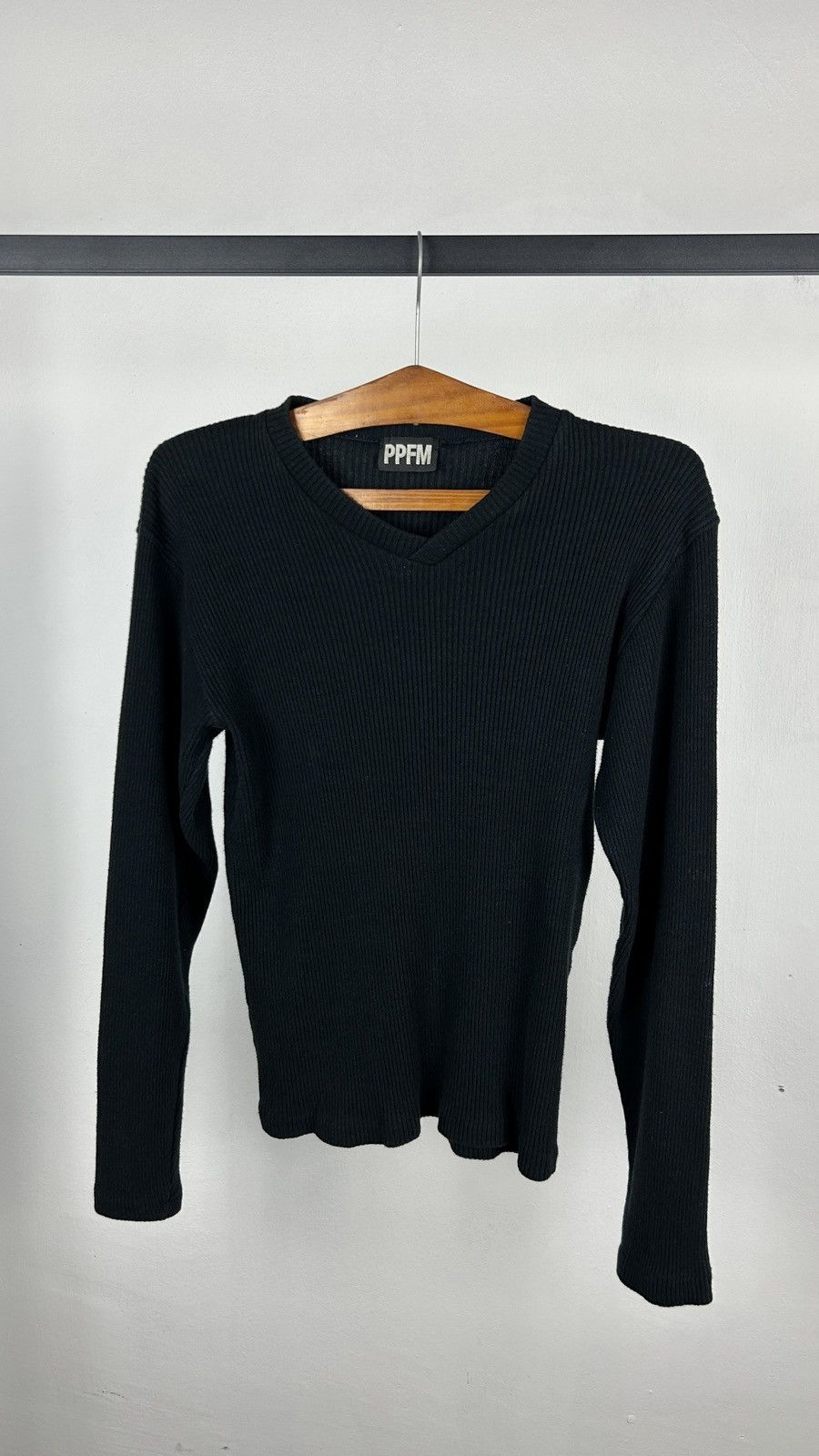 Japanese Brand × PPFM × Vintage PPFM - Longsleeve V-Neck Size US M / EU 48-50 / 2 - 7 Thumbnail