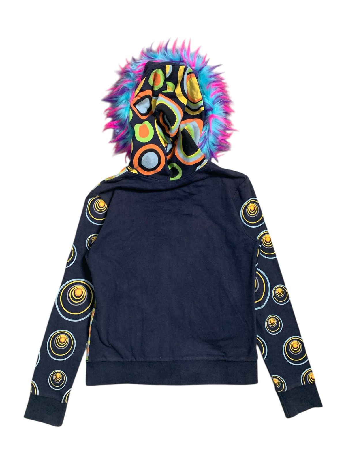 20471120 RICH FAMOUS FUR RAINBOW ZIP HOODIE IFSIX LGB HYSTERIC STYLE Size US L / EU 52-54 / 3 - 3 Thumbnail