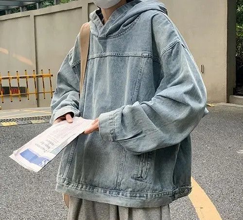 Japanese Brand Y2K Oversized Hood Distressed Denim Pockets Hoodie Size US XXL / EU 58 / 5 - 7 Thumbnail
