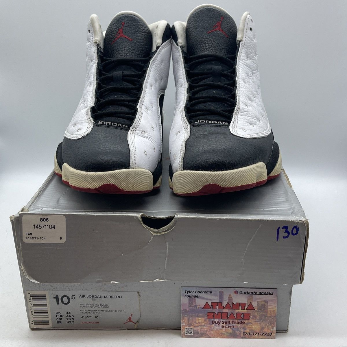 Jordan Brand Air Jordan 13 he got the game Size US 10.5 / EU 43-44 - 2 Thumbnail