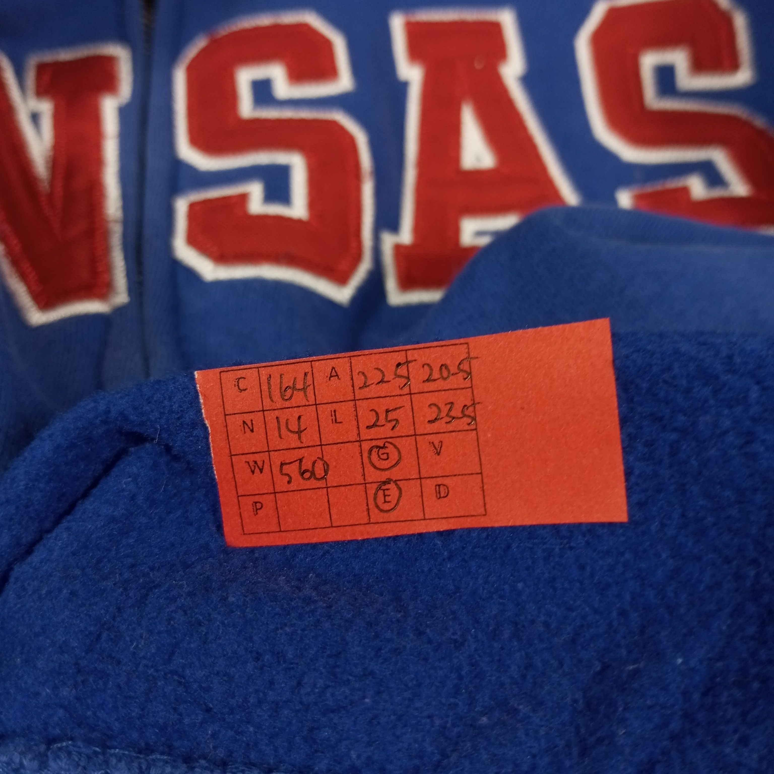 NFL × Vintage Kansas American Sports Team Style Center Spellout Hoodies Size US M / EU 48-50 / 2 - 7 Thumbnail