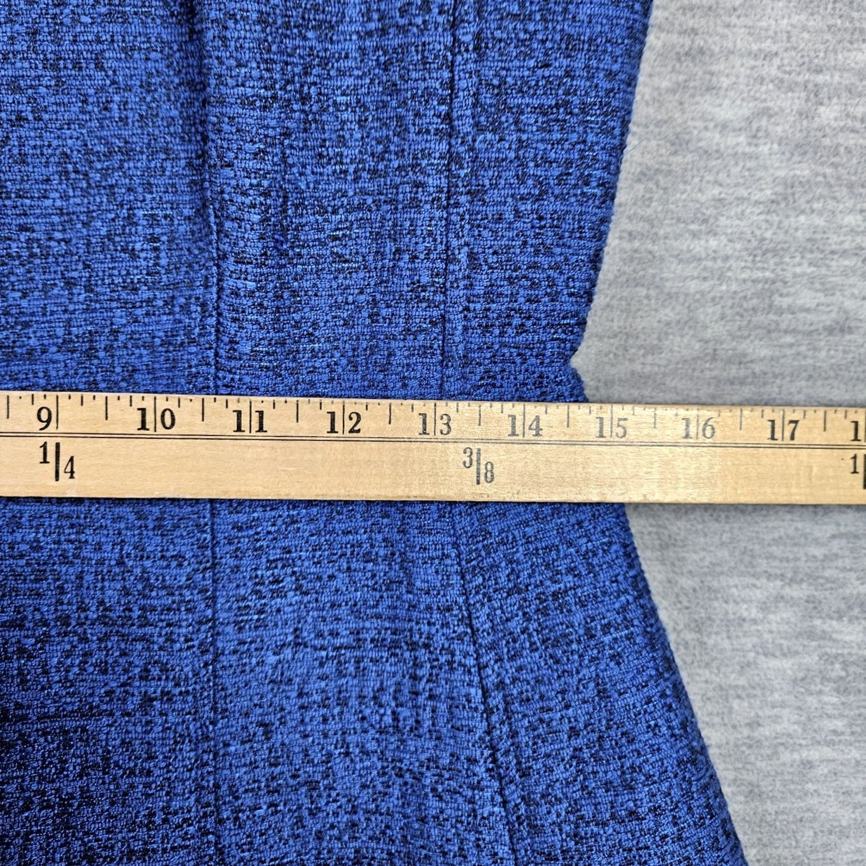 Banana Republic Banana Republic Women’s Size 4 Dress Blue Tweed A-Line Sleeveless Fit & Flare Multicolor Solid Casual Above the Knee Size S / US 4 / IT 40 - 5 Thumbnail
