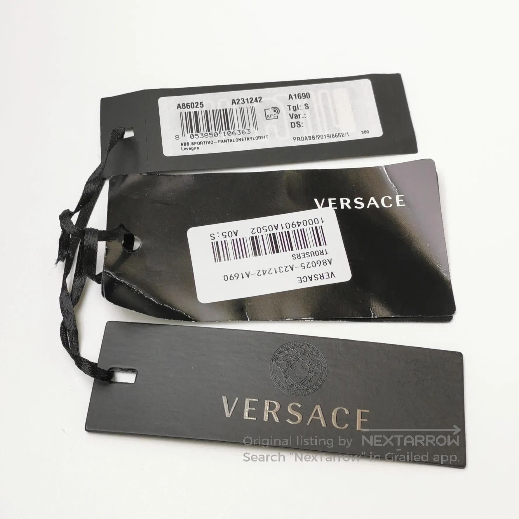 Versace Versace S Cotton Patterned Sweatpants. Size US 28 / EU 44 - 2 Thumbnail