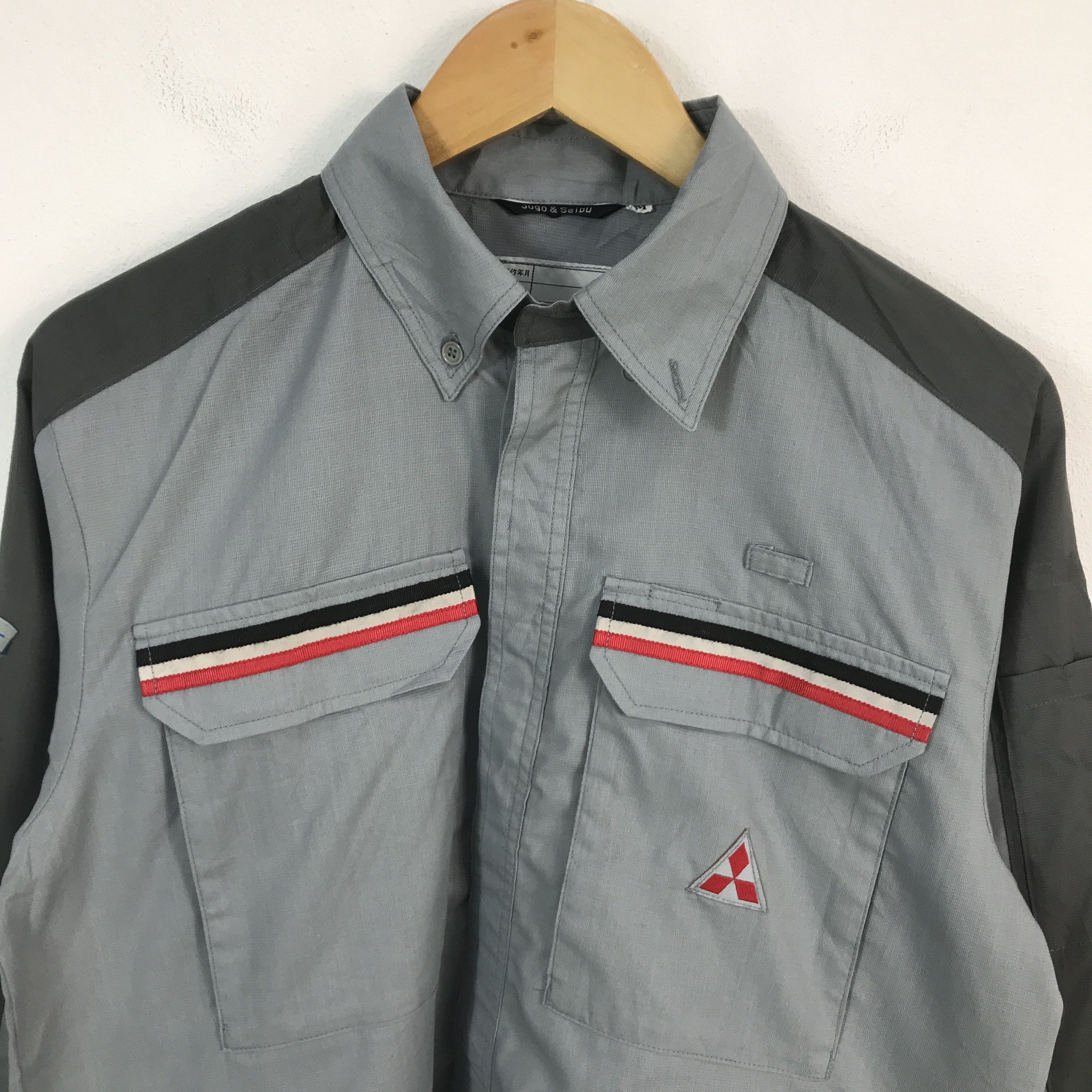 Japanese Brand Mitsubishi Japan racing button up shirts Size US M / EU 48-50 / 2 - 3 Thumbnail