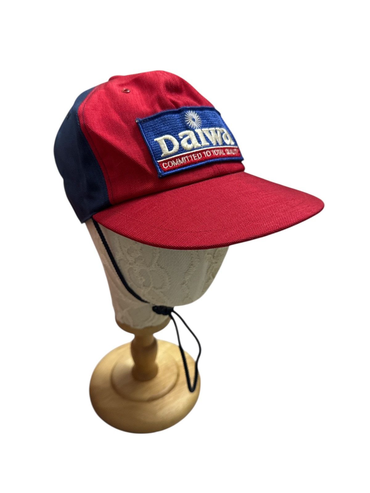 DAIWA VINTAGE 1980s DAIWA FISHING CAP HAT WITH LACE Size ONE SIZE - 1 Thumbnail