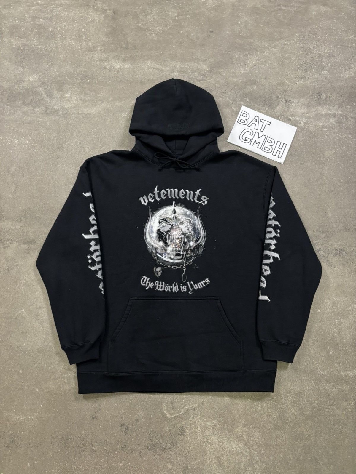 Vetements Vetements x Motörhead The World Is Yours Tour Hoodie
