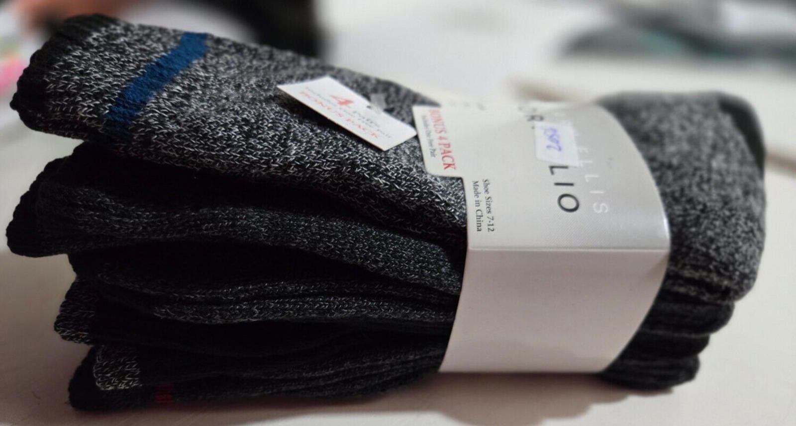 Perry Ellis Men Perry Ellis Portfolio Socks Full Cushion Extra Thick NWT Size ONE SIZE - 7 Thumbnail