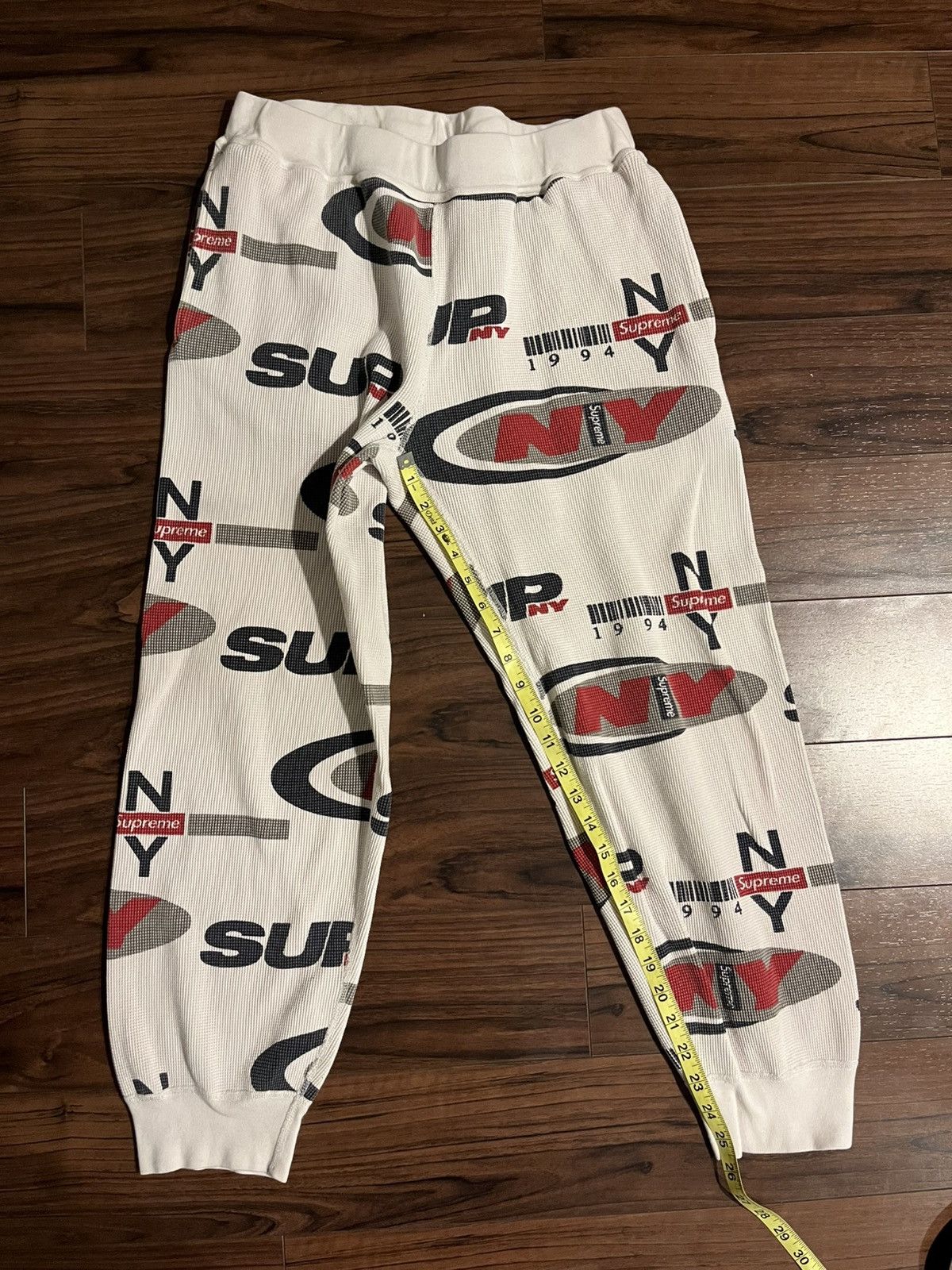 Supreme Supreme NY waffle knit joggers Size US 30 / EU 46 - 1 Thumbnail